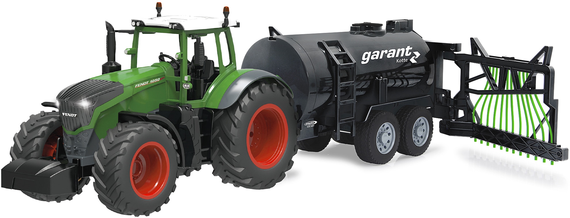 Jamara Spielfahrzeug-Anhänger »Garant Fasswagen mit Schlauchverteiler«, inkl. Spritzfunktion für ferngesteuerten Traktor