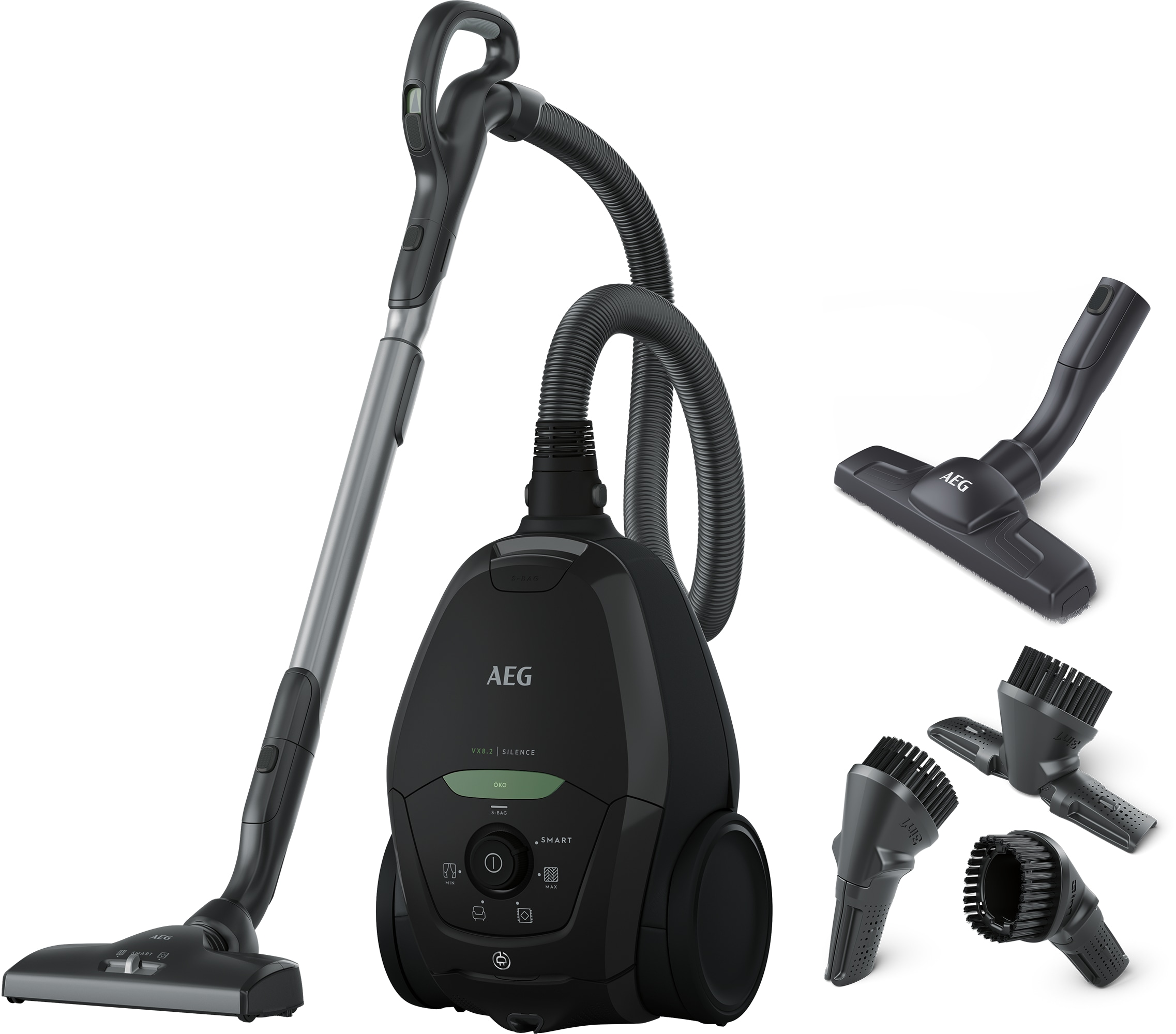 AEG Bodenstaubsauger »VX82-1-ÖKO«, 600 W, mit Beutel, aus 75% Recyclingkuns günstig online kaufen