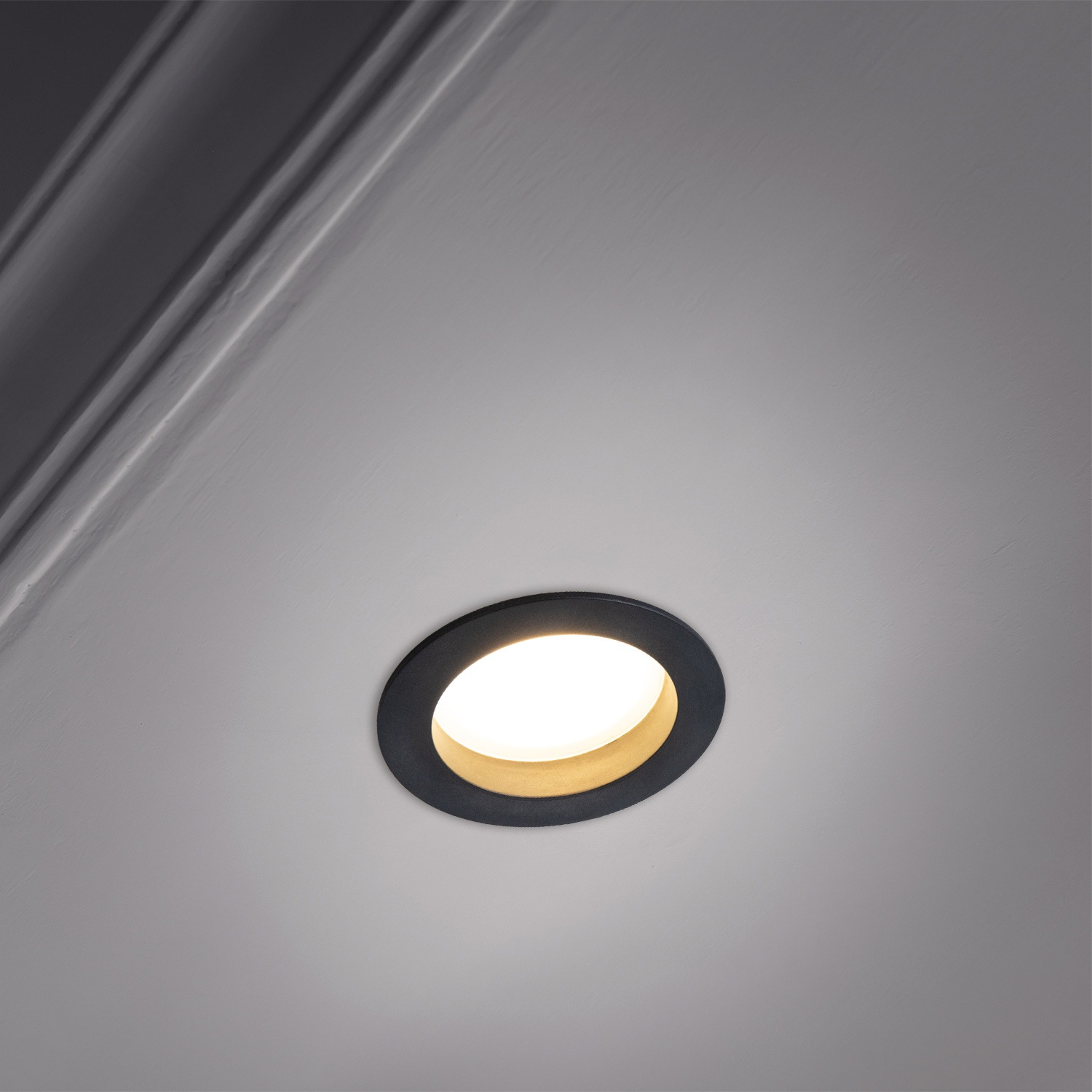 Paco Home Einbauleuchte »Senta«, LED Einbaustrahler LED Strahler Spotlight Flach 3er Set 3000K