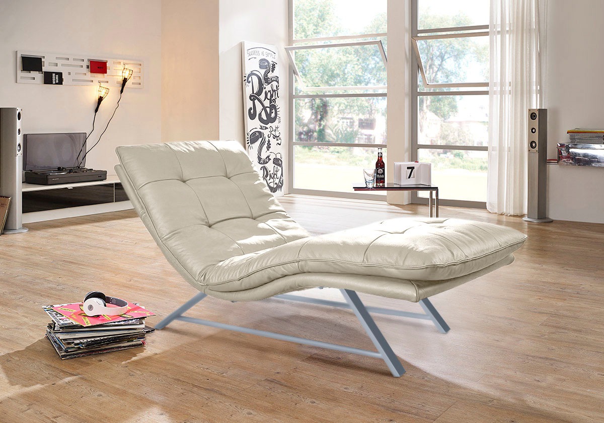 W.SCHILLIG Relaxliege »daily dreams«, in Waffelkissen-Optik, wahlweise mit günstig online kaufen