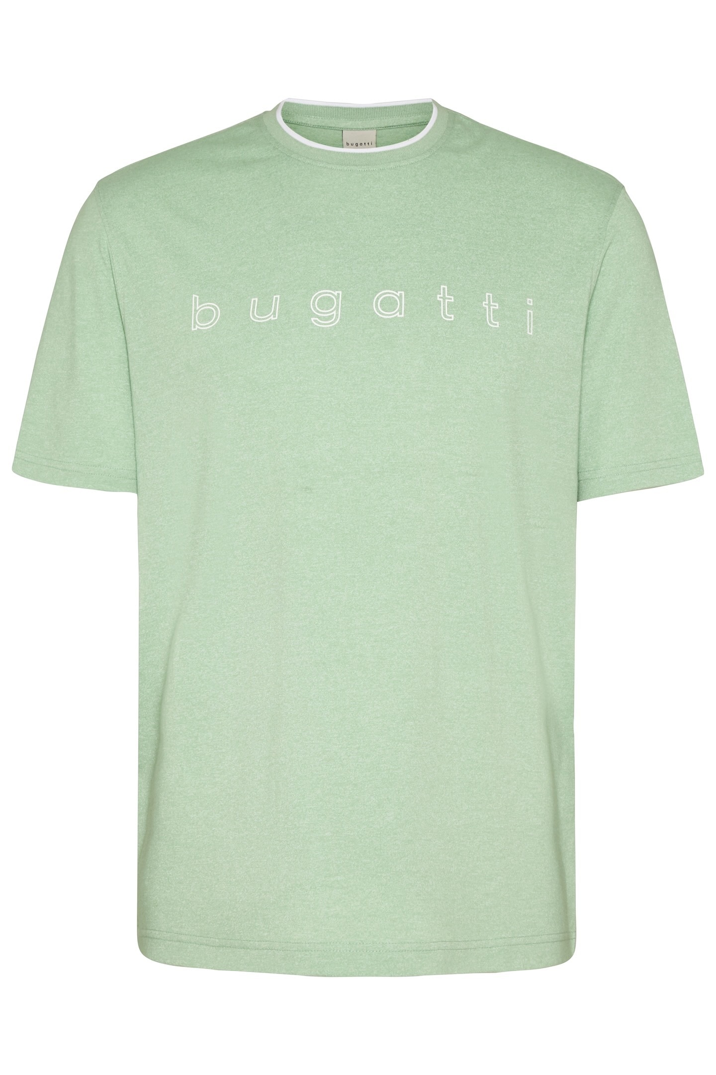 bugatti T-Shirt, mit modischen Kontraststreifen am Kragen online bestellen