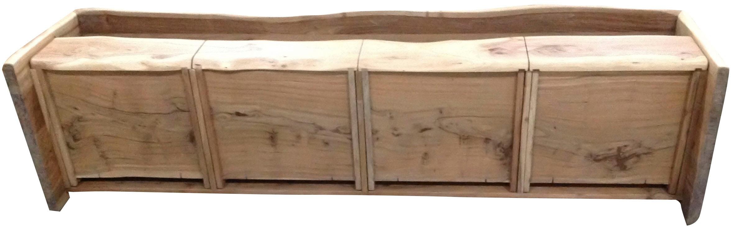 SIT Lowboard »Albero«, massive Akazie mit Baumkante, Breite 190 cm
