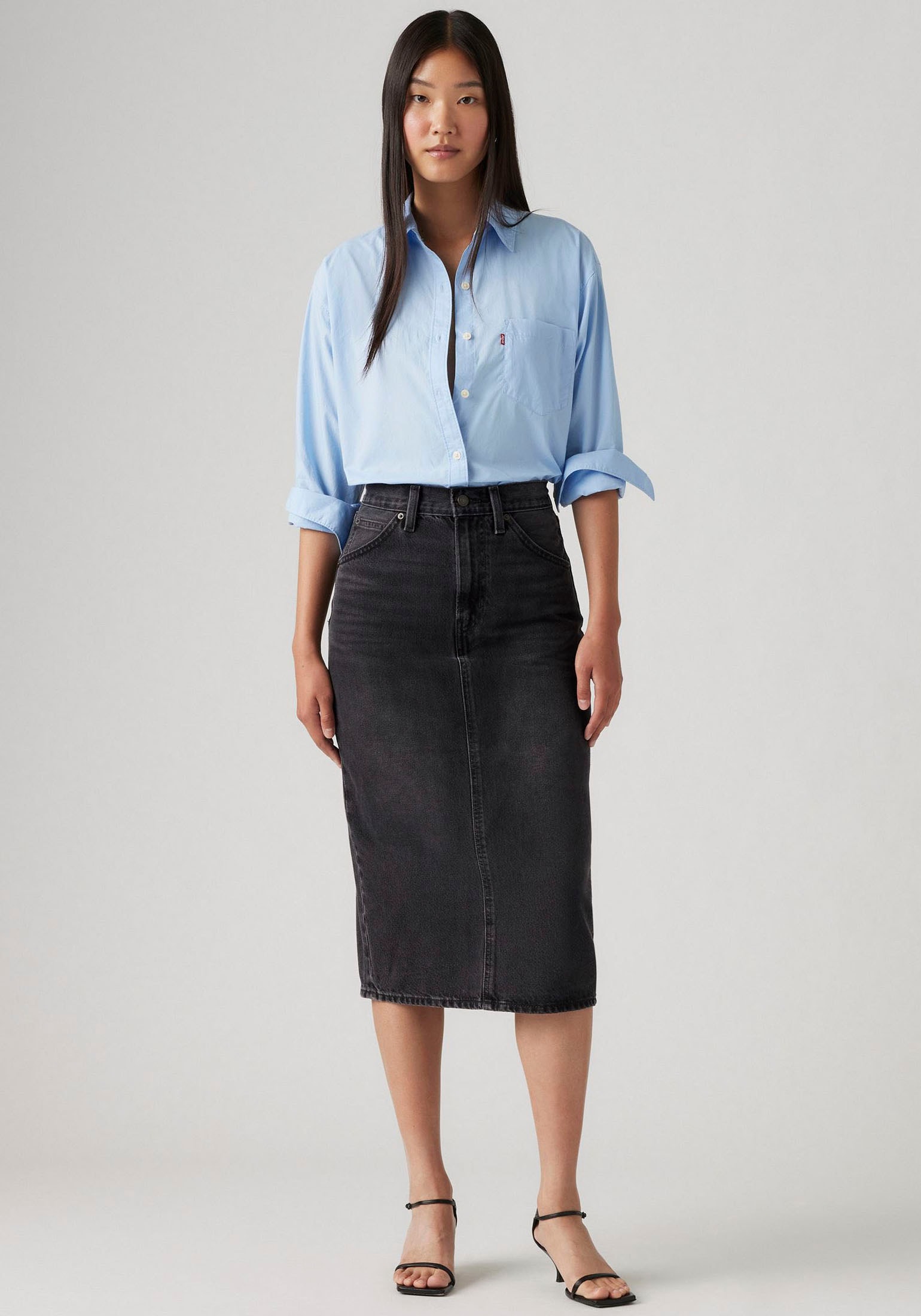 Levi's® Jeansrock »HR BACK SLIT SKIR« mit Schlitz hinten