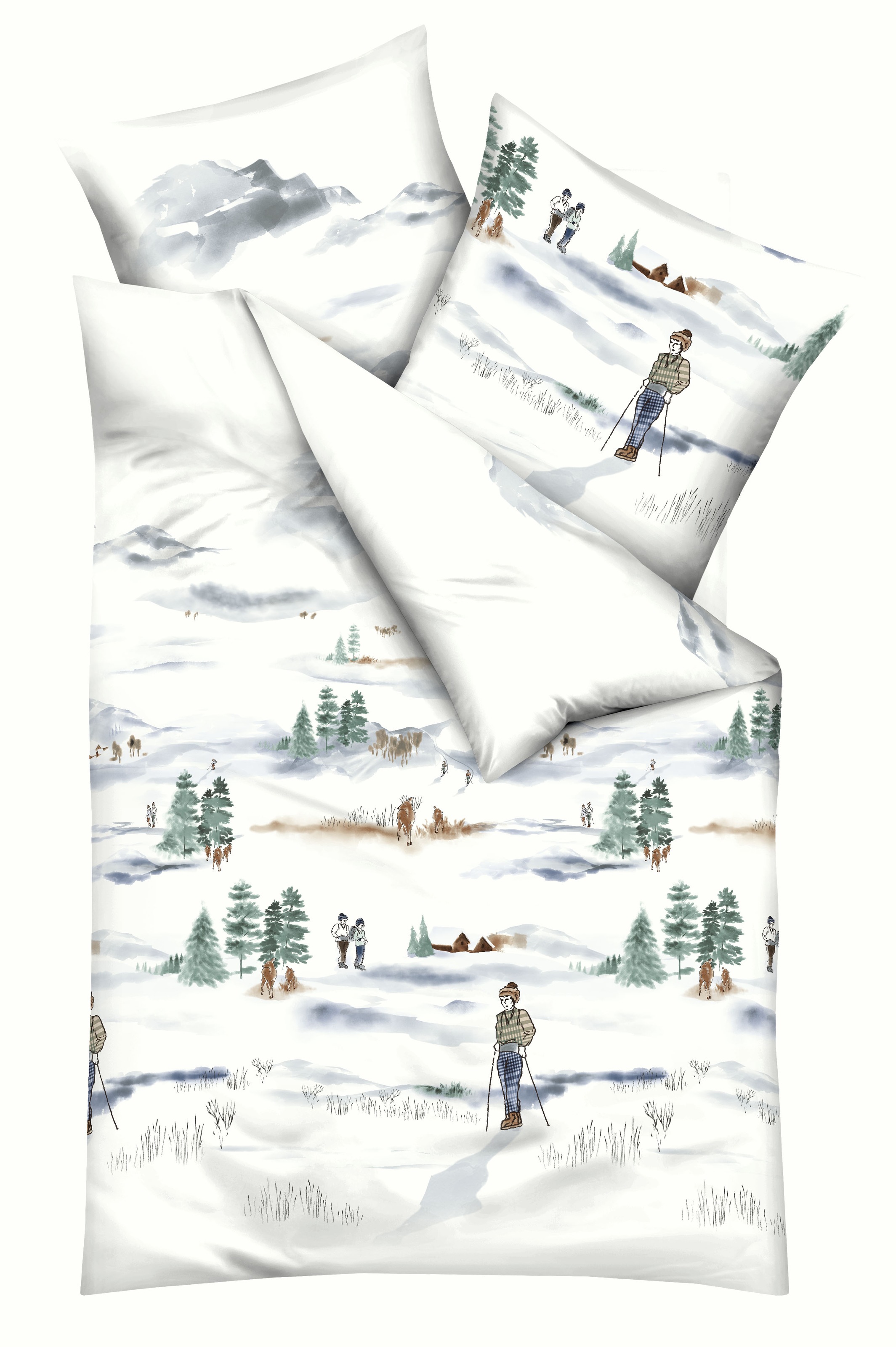 Kaeppel Bettwäsche »Frozen Winter« 2 Stk. tlg. günstig online kaufen