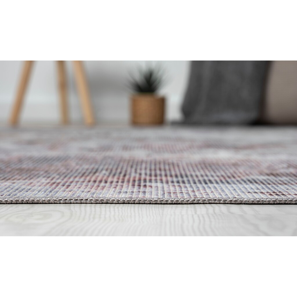 Myflair Möbel & Accessoires Teppich »Kollektion Avery«, rechteckig, 2 mm Höhe, Flachgewebe, waschbar bis 30 Grad, ideal im Wohnzimmer, Schlafzimmer, Esszimmer & Küche, Indoor & Outdoor geeignet