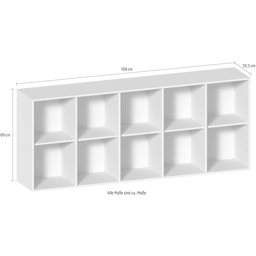 Hammel Furniture Sideboard »Mistral Kubus 117, hängend/stehend montierbar«, (1 St.)