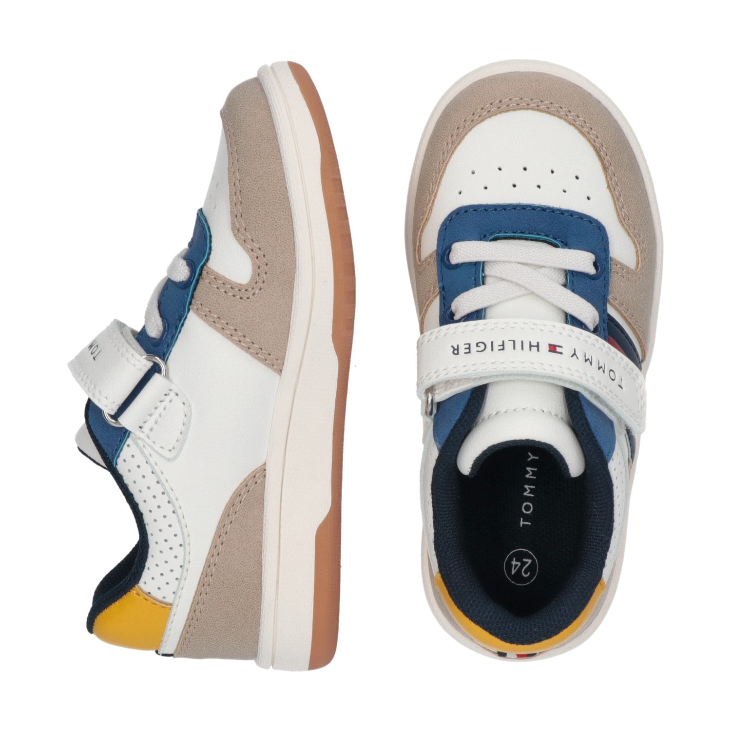 Tommy Hilfiger Sneaker, Retro Sneaker, Klettschuh mit Gummizug