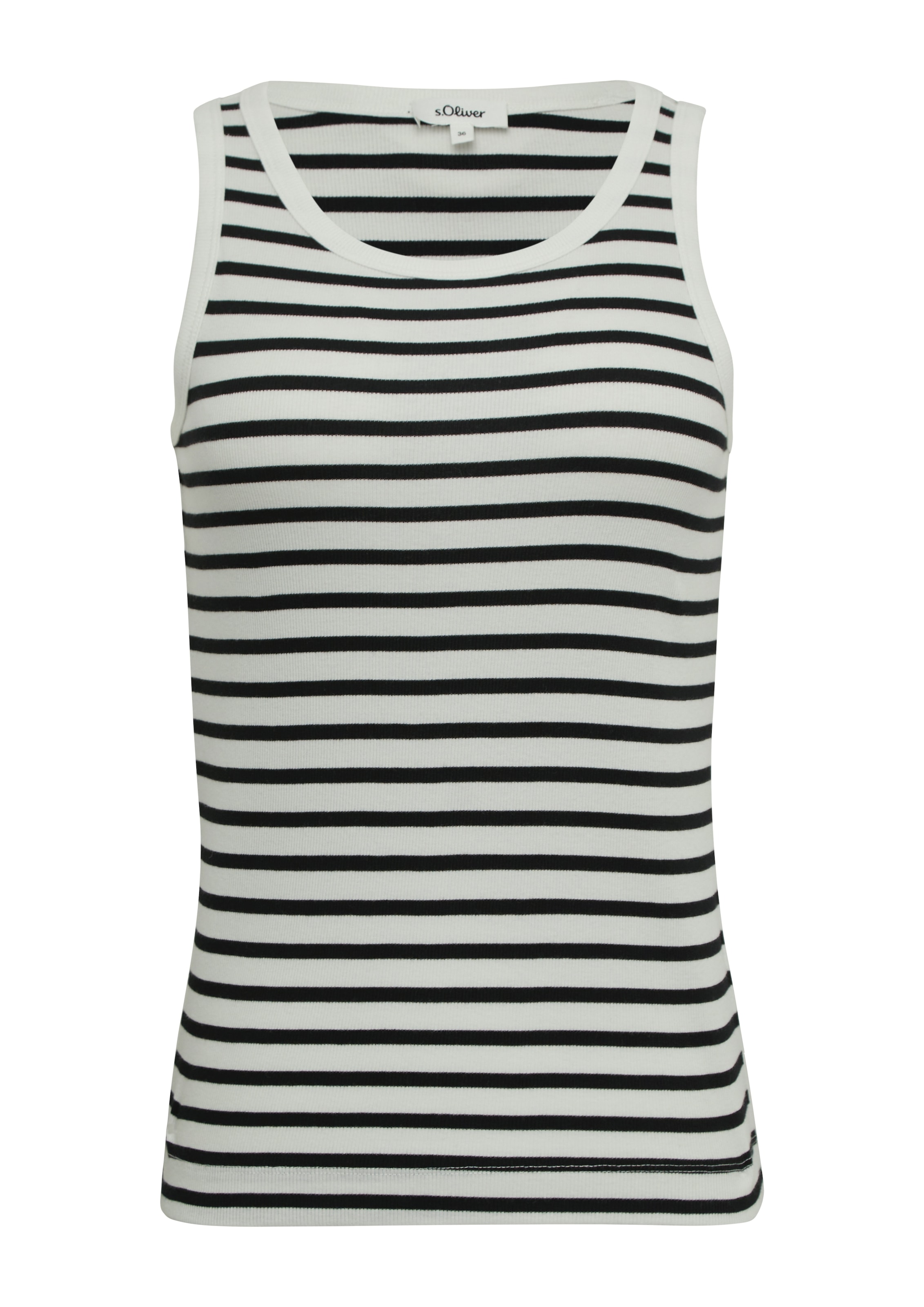 s.Oliver Ripptanktop, mit Rippstruktur