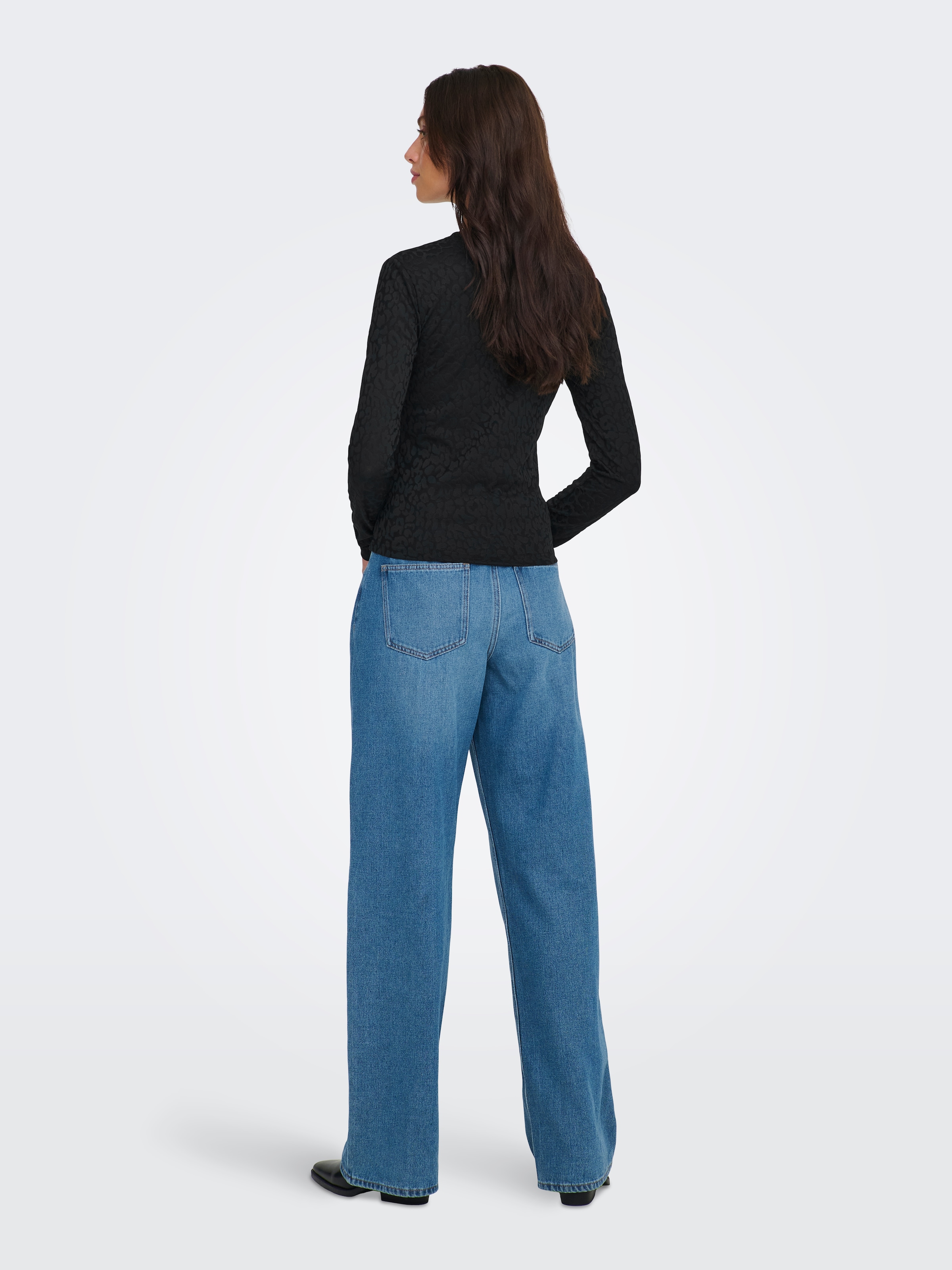 ONLY Langarmshirt »ONLZELE L/S ROUNDNECK TOP JRS«