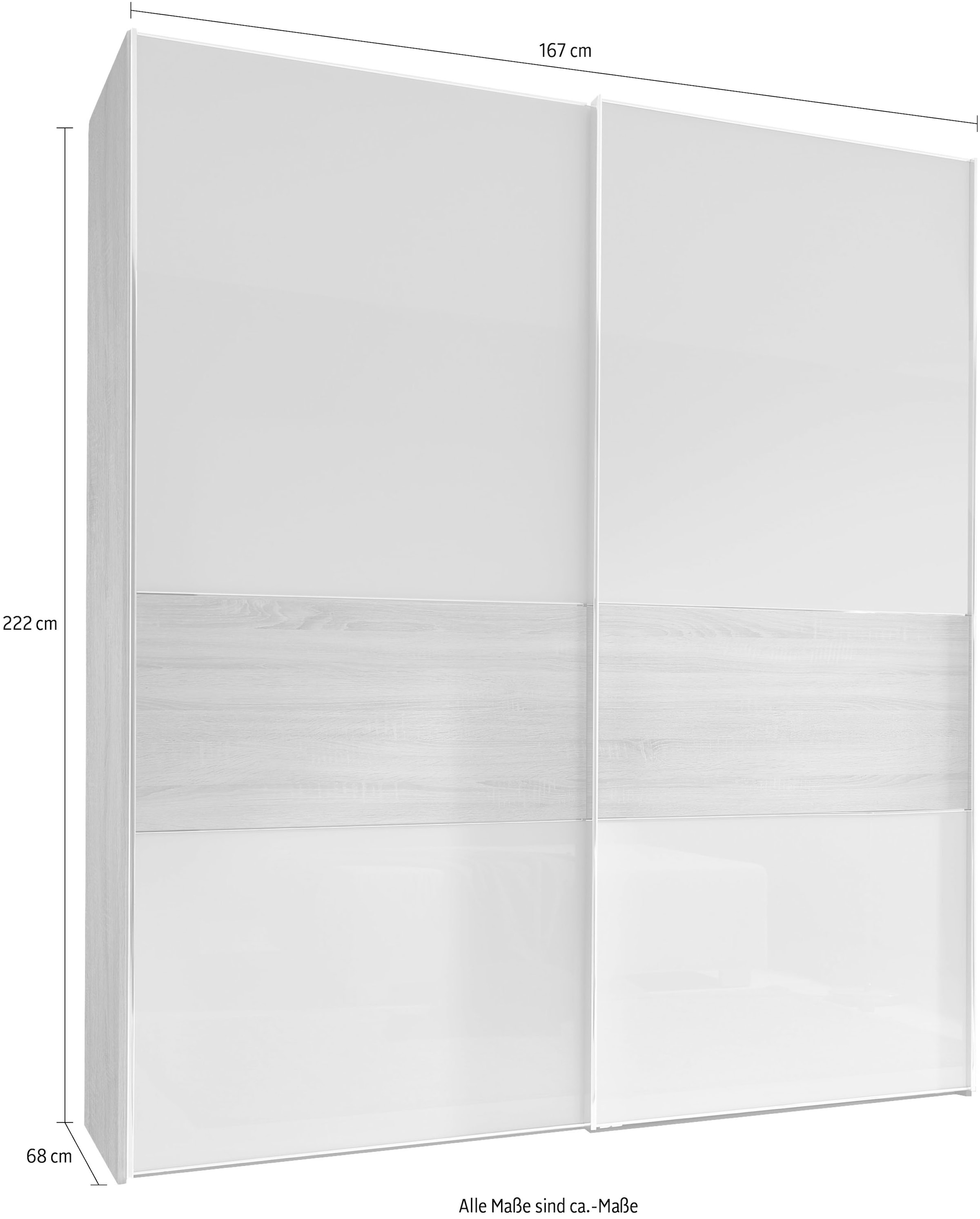 STAUD Schwebetürenschrank »Sinfonie Plus, edles Design in hochwertiger Qualität, Made in Germany« In vier verschiedenen Ausstattungsvarianten