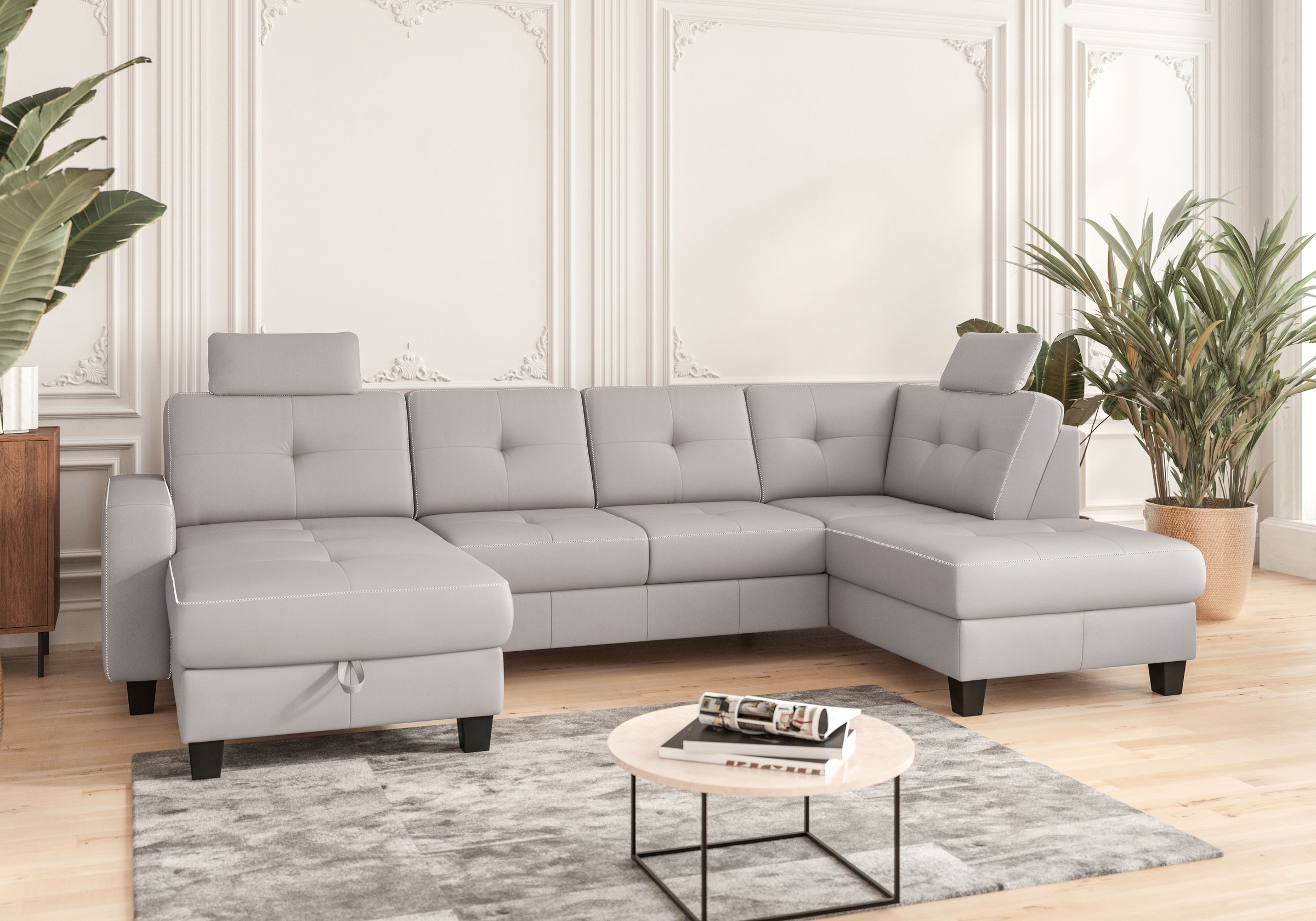 Places of Style Wohnlandschaft »Varese«, wahlweise mit Bettfunktion und Bet günstig online kaufen