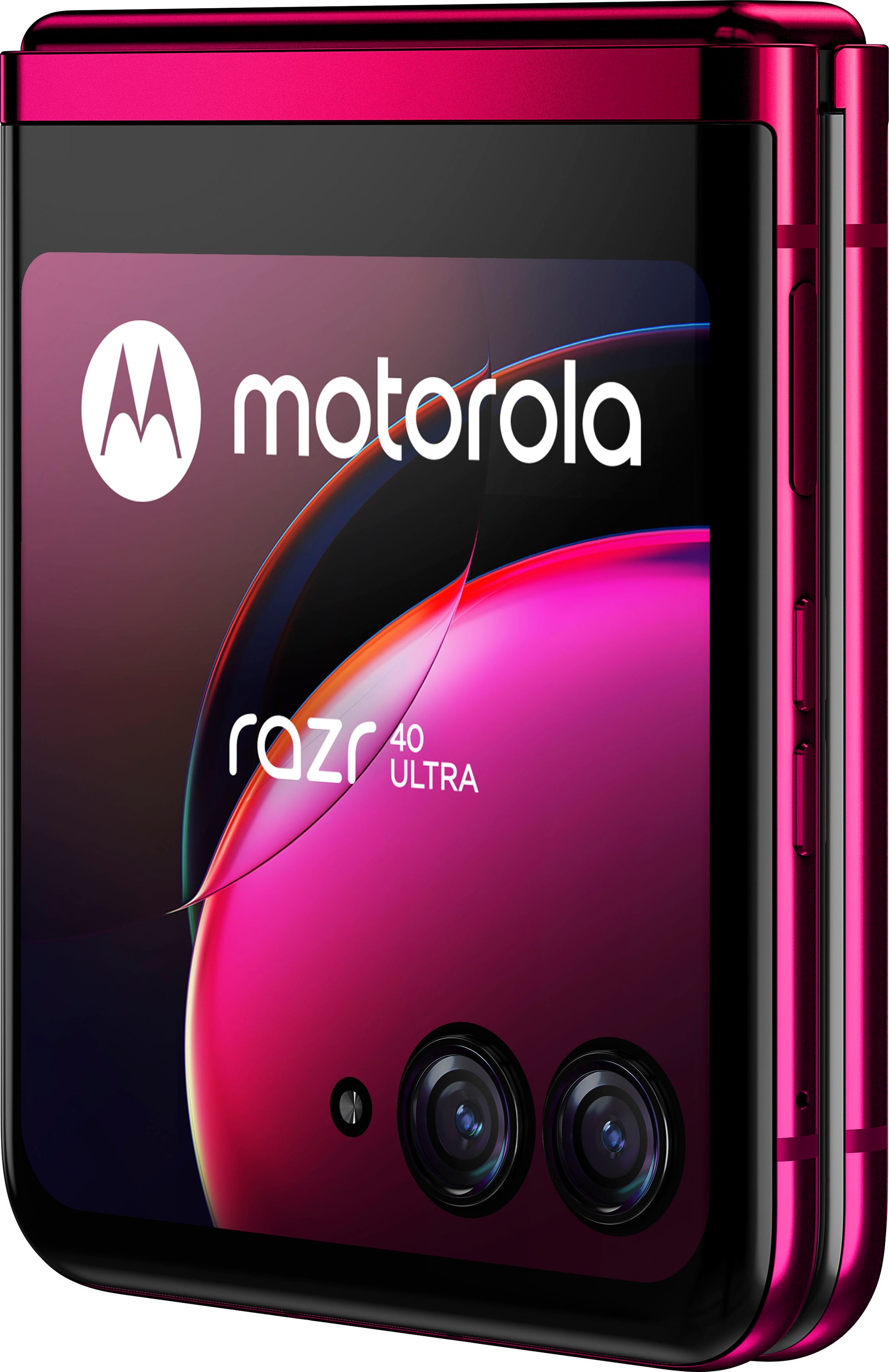 14. Bild von Motorola Smartphone »Motorola razr40 ultra«, Viva Magenta, 17,52 cm/6,9 Zoll, 256 GB Speicherplatz, 12 MP Kamera