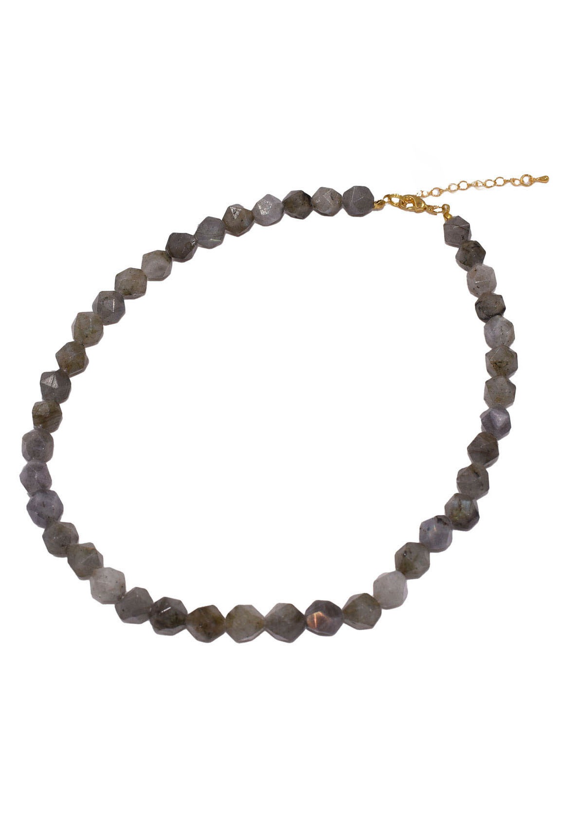 Firetti Collier »Schmuck Geschenk Halsschmuck Halskette Edelstein Farbstein Labradorit«, Made in Germany - mit Labradorit