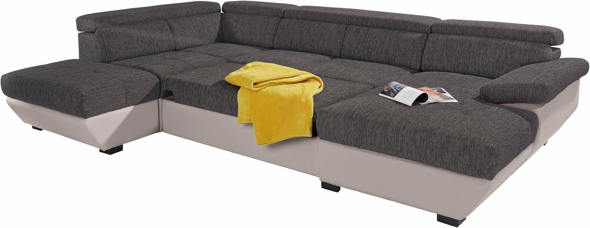 COTTA Polstergarnitur Speedway U-Form, (Set), Set bestehend aus: Wohnlandsc günstig online kaufen