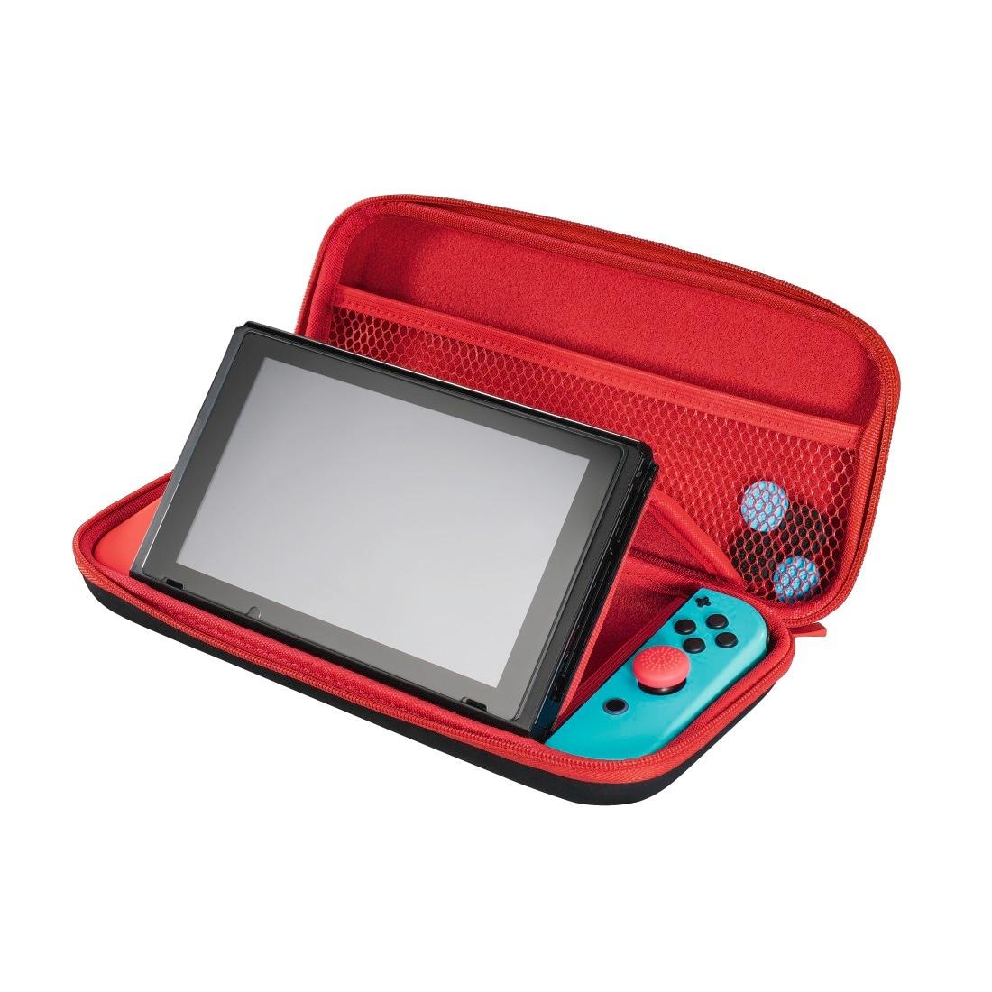 Hama Zubehör Nintendo kaufen Switch, für online Schw/Rot« Nintendo »Set(Tasche,Schutzglas,Control-Aufsätze)