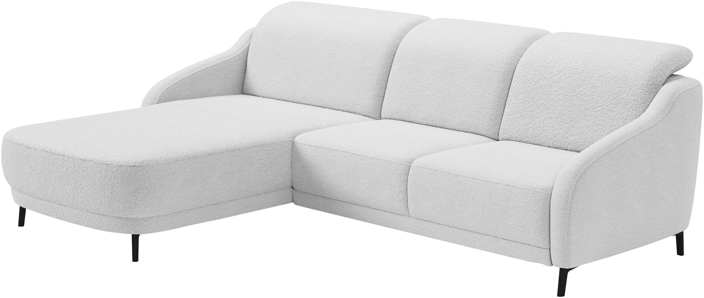 sit&more Ecksofa »Blues L-Form«, wahlweise mit Klapptisch und USB