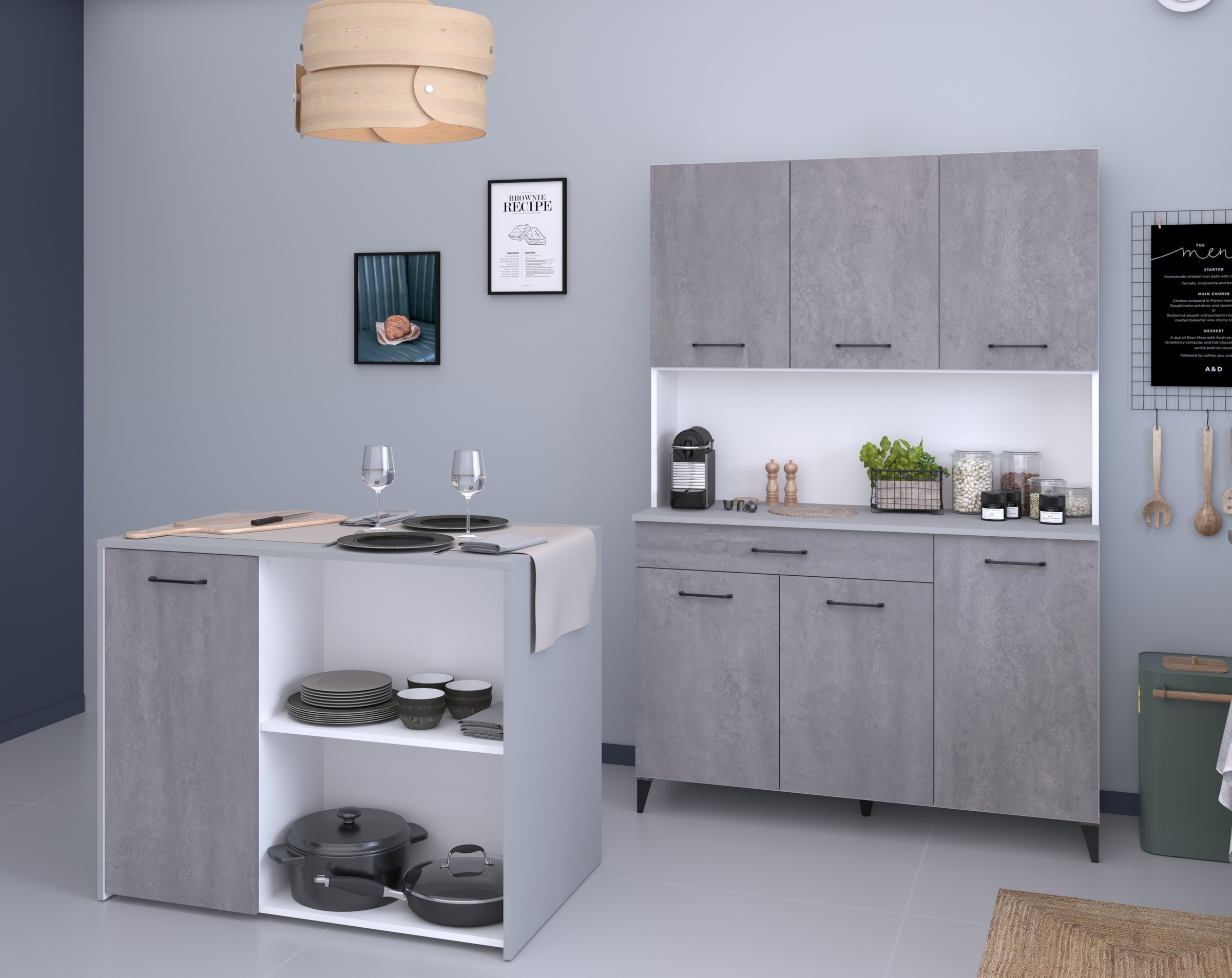 Parisot Mehrzweckschrank-Set »Parisot Malice 4« 2 Stk. tlg.