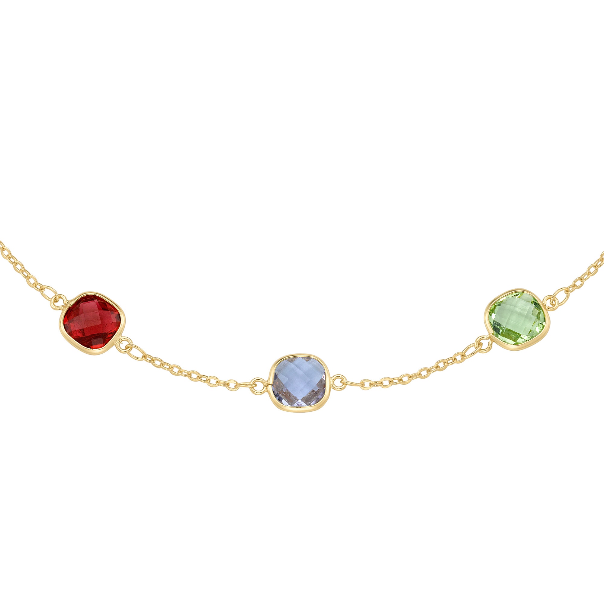 Firetti Collier »Schmuck Geschenk Halsschmuck Halskette« mit Kristallstein