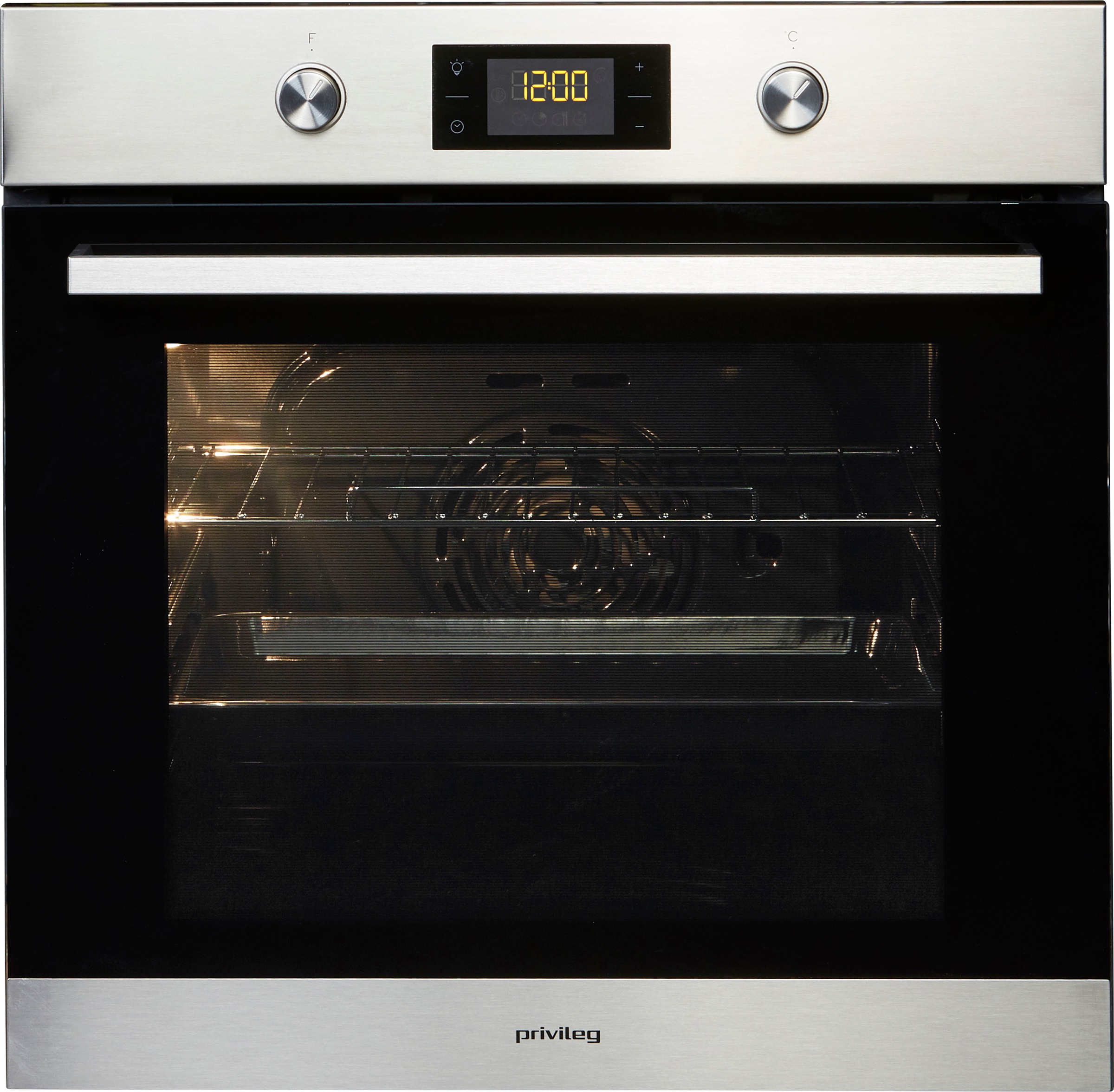 3. Bild von Privileg Backofen-Set »BAKO Turn&Cook 400«, PBWR6 OP8V2 IN, mit 2-fach-Teleskopauszug, Pyrolyse-Selbstreinigung, mit Restwärmeanzeige