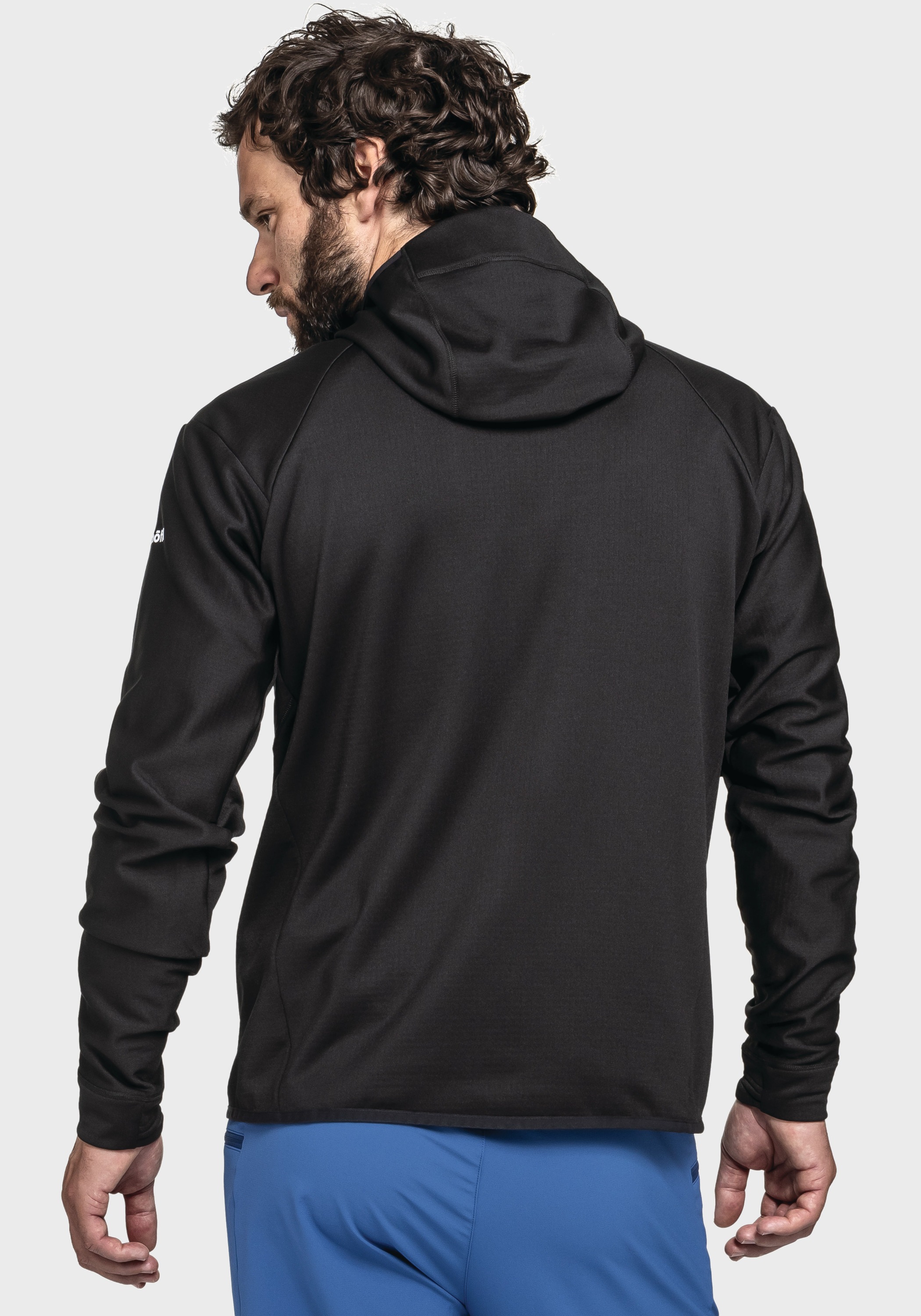 Schöffel Fleecejacke »Mountain Fleece Hoody Style Blaueis MNS« mit Kapuze
