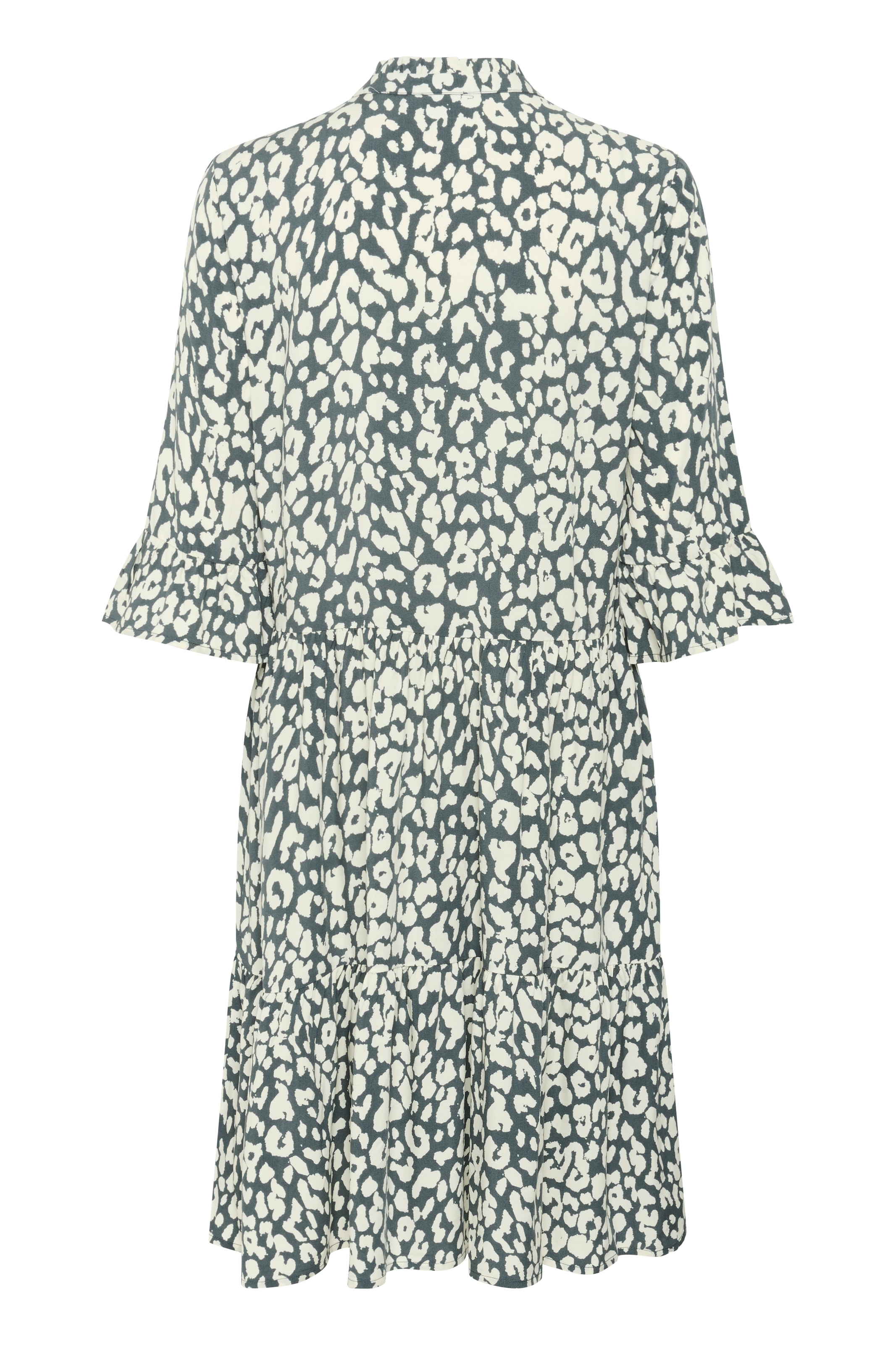 Saint Tropez Blusenkleid »EdaSZ Dress«, mit Volant und 3/4 Ärmel