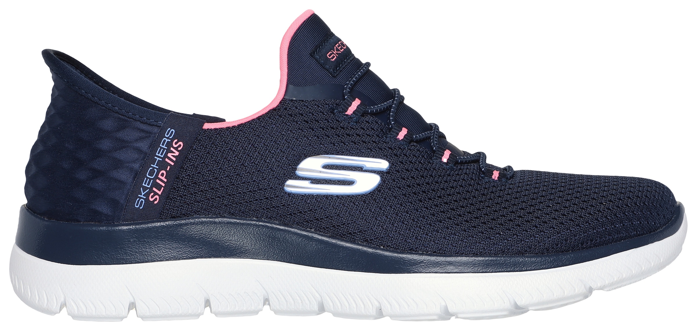 Skechers Slip-On Sneaker »SUMMITS-DIAMOND DREAM«, Schlupfschuh, Freizeitschuh mit praktischer Slip-Ins Funktion