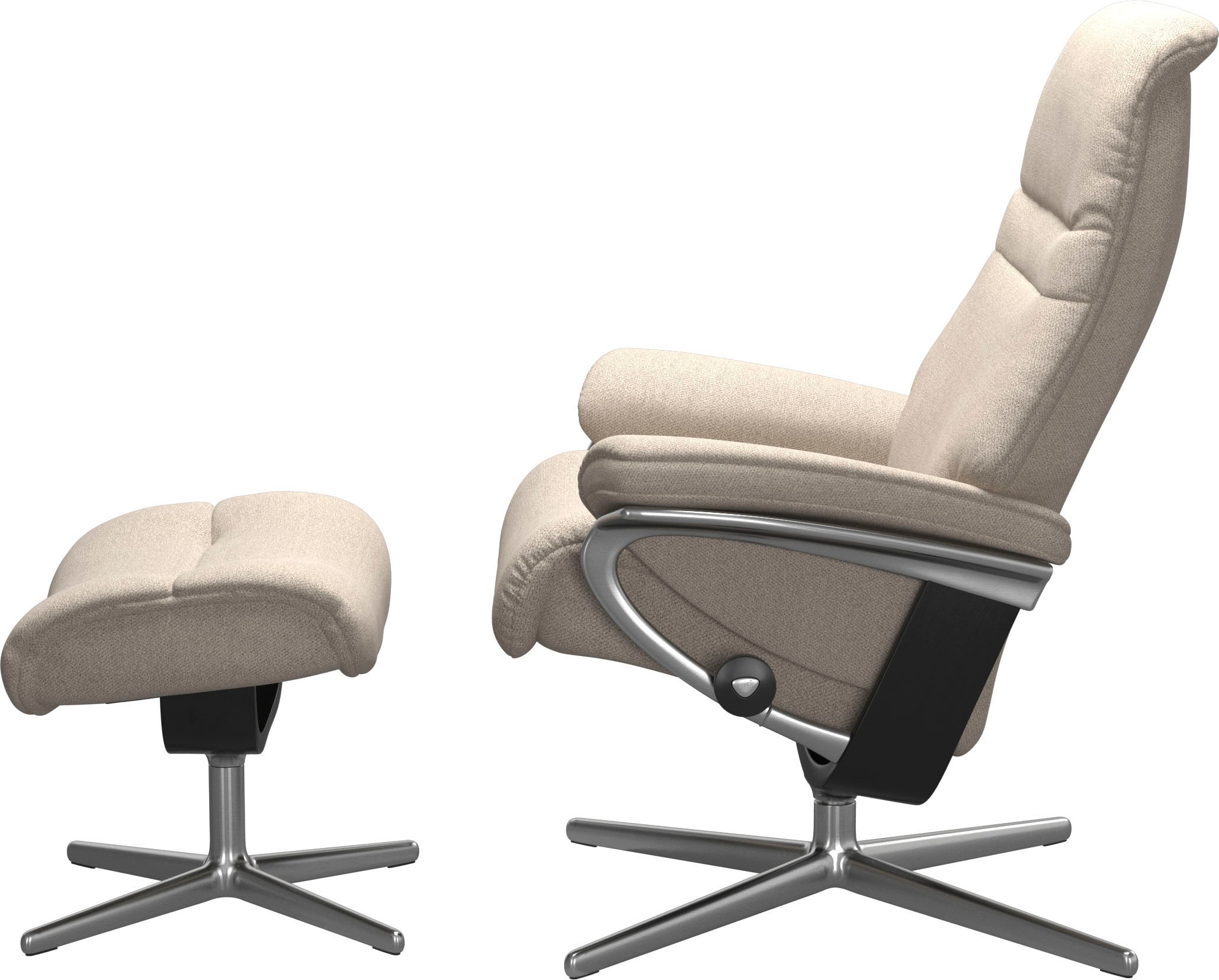 Stressless® Fußhocker »Sunrise«, mit Cross Base, Größe S, M & L, Holzakzent Schwarz