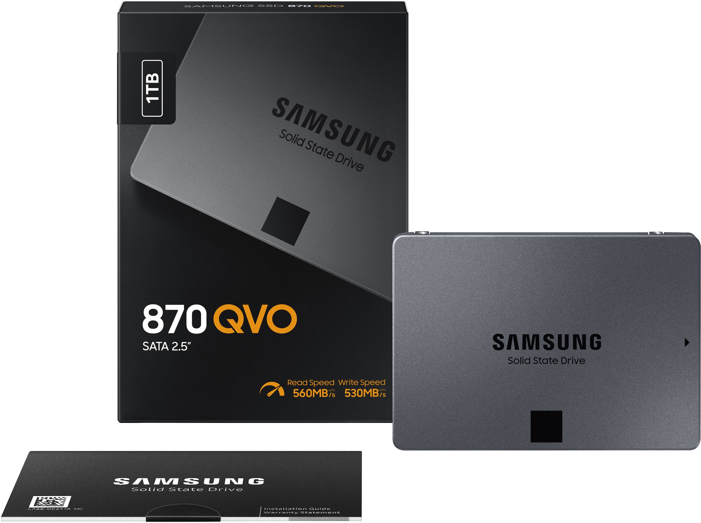 Samsung interne SSD »870 QVO«, 2,5 Zoll, Anschluss SATA