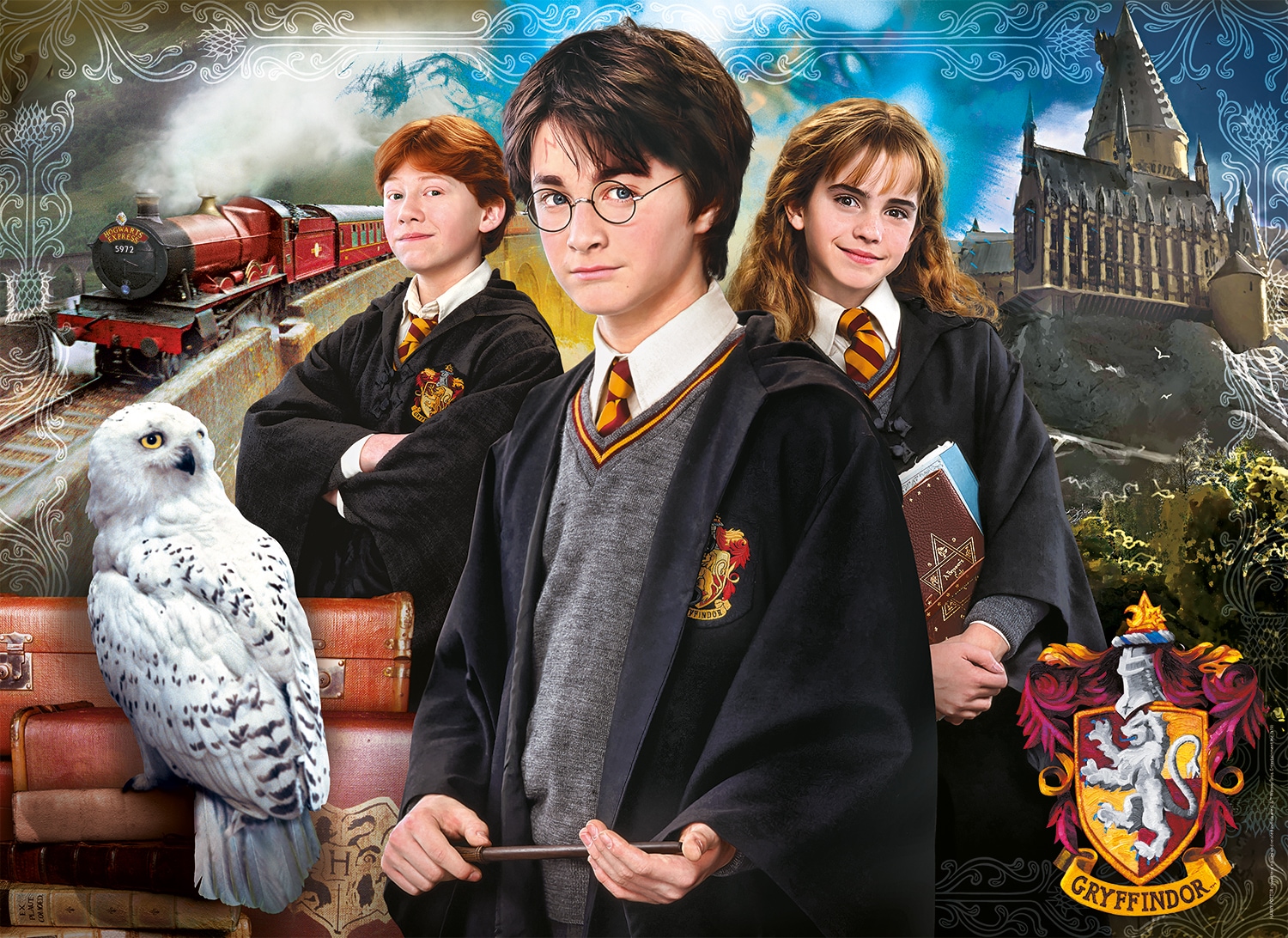 Clementoni® Puzzle »Harry Potter, Brief Case«, im praktischen Koffer; Made in Europe
