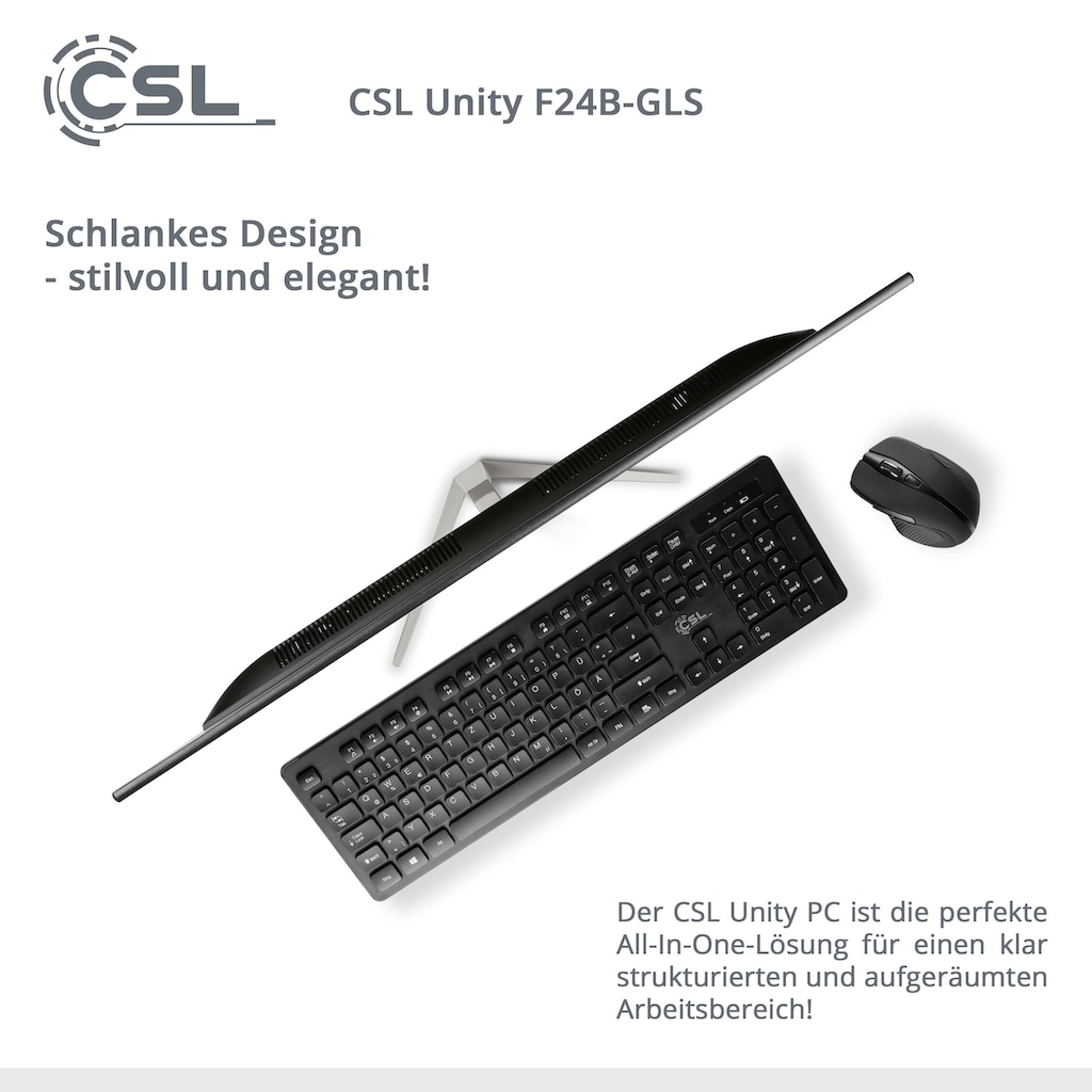 CSL All-in-One PC »Unity F24-GLS mit Windows 10 Pro«