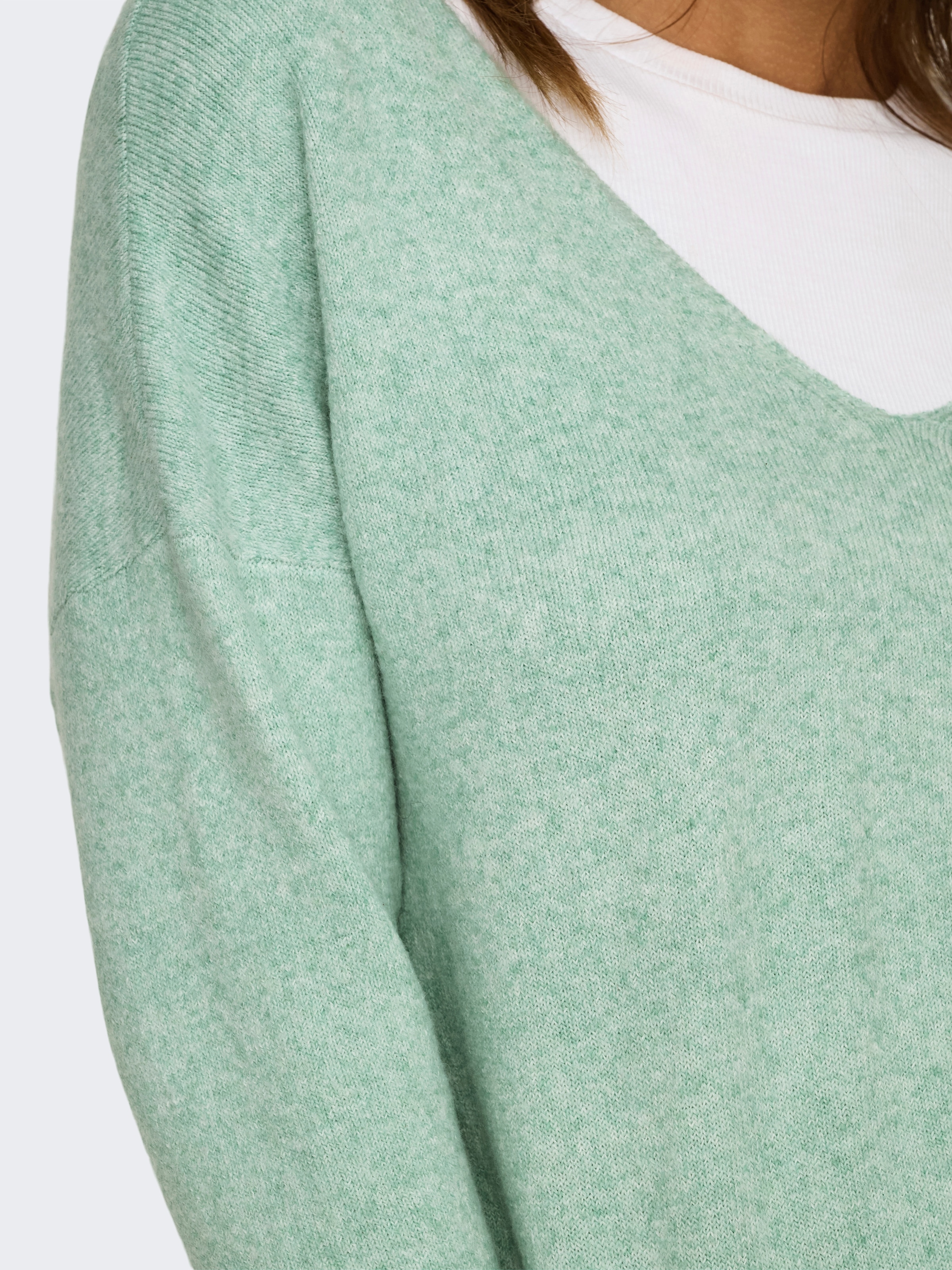 ONLY V-Ausschnitt-Pullover »ONLRICA LIFE L/S V-NECK PULLO KNT NOOS«