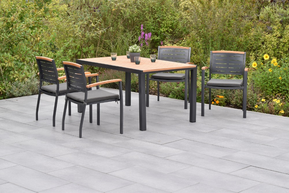 MERXX Garten-Essgruppe »»Tinos«« Set, Inkl. Auflagen, Armlehnen und Rückena günstig online kaufen