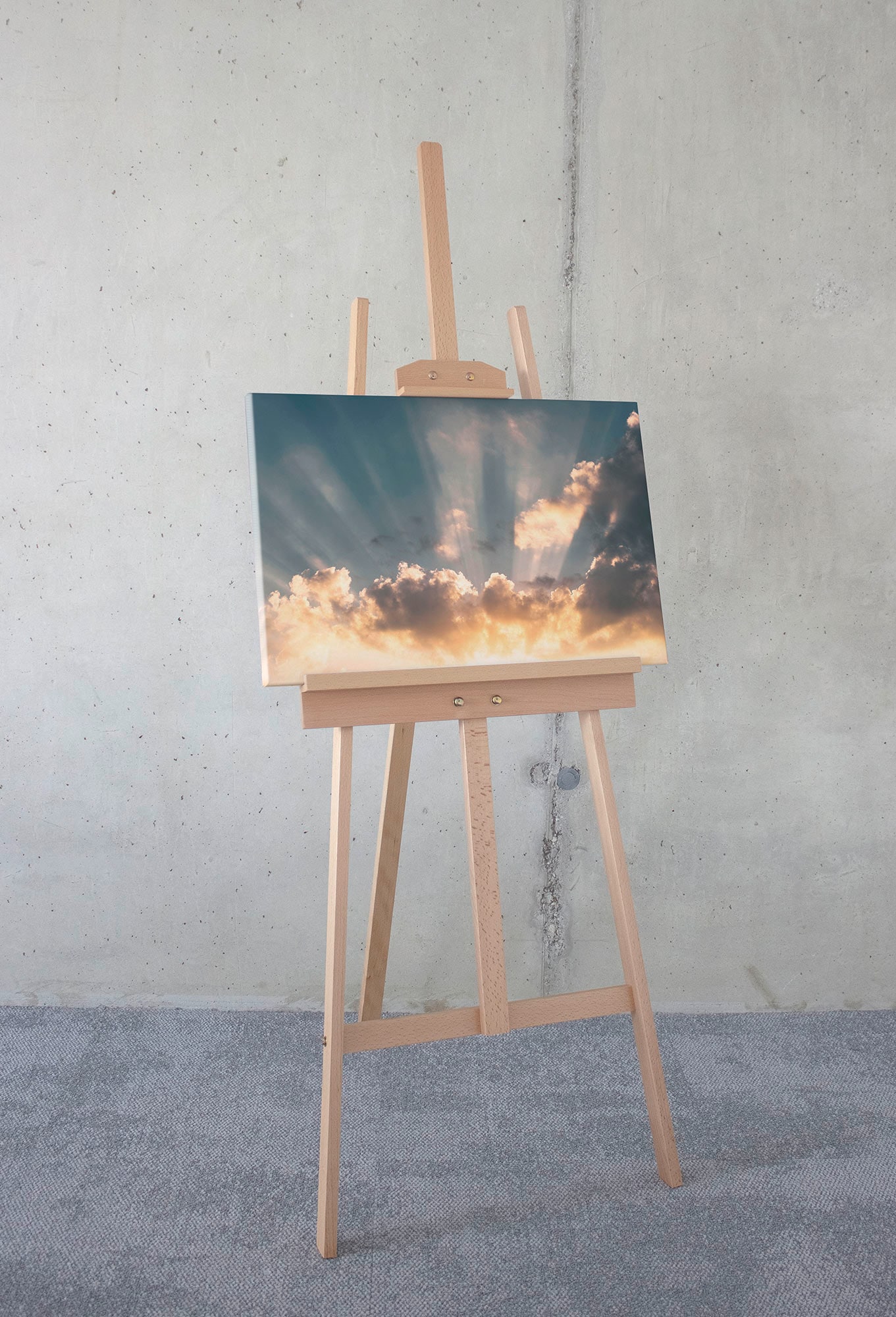 Komar Leinwandbild »Enlightenment - Größe 60 x 40 cm«, Baum-Blätter-Natur-Berge-Blumen-Foto-Jahreszeiten-Landschaft-Meer-Strand-Palmen, (Packung, 1 St.), Keilrahmenbild mi Echtholzrahmen