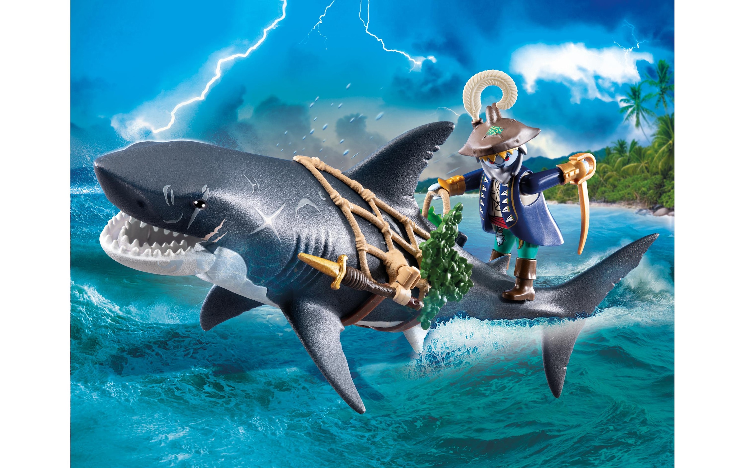 Playmobil® Spielbausteine »Gefahr durch Riesenhai 71793«