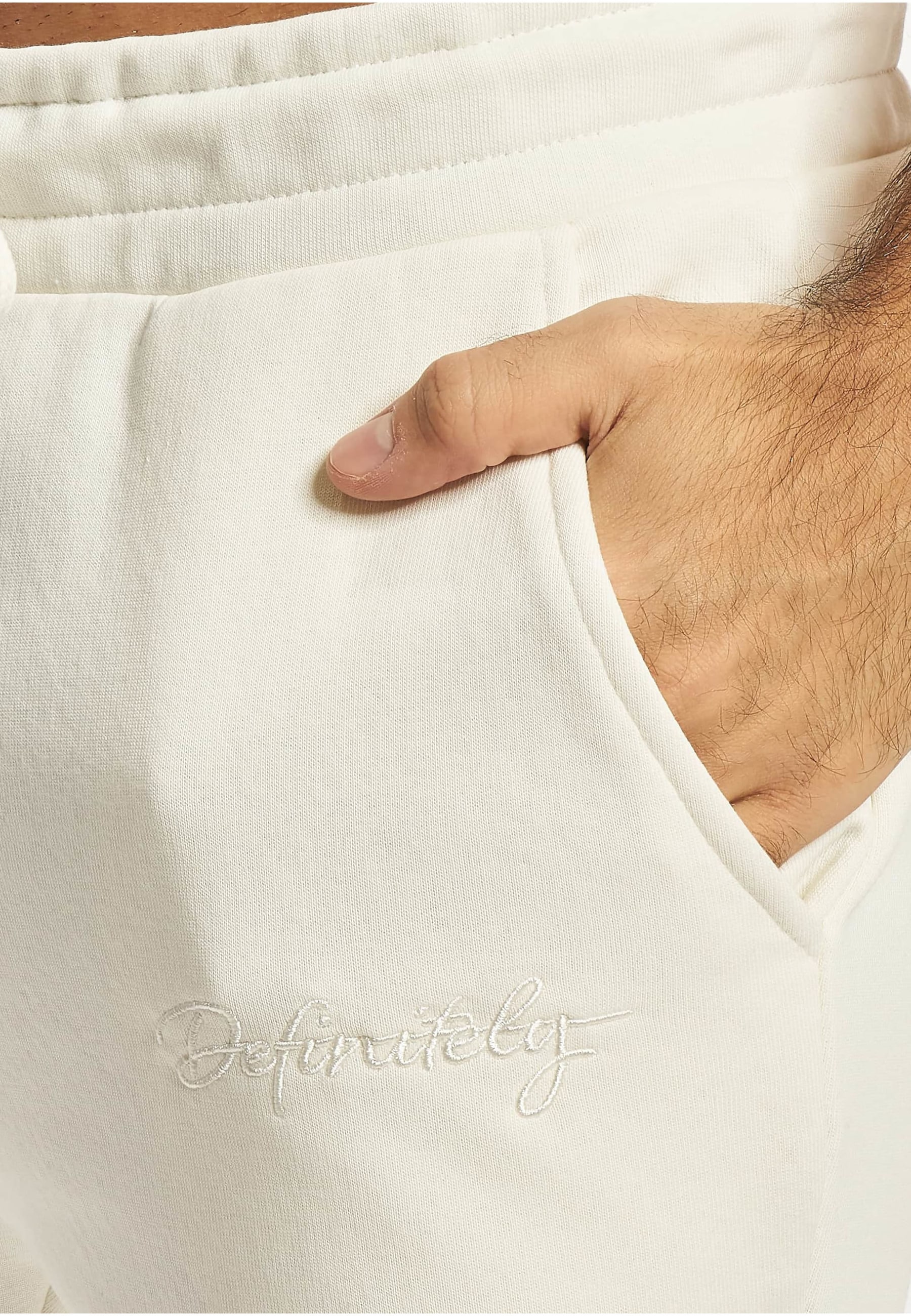 DEF Stoffhose »DEF Herren DEF Left Leg Print Jogger«