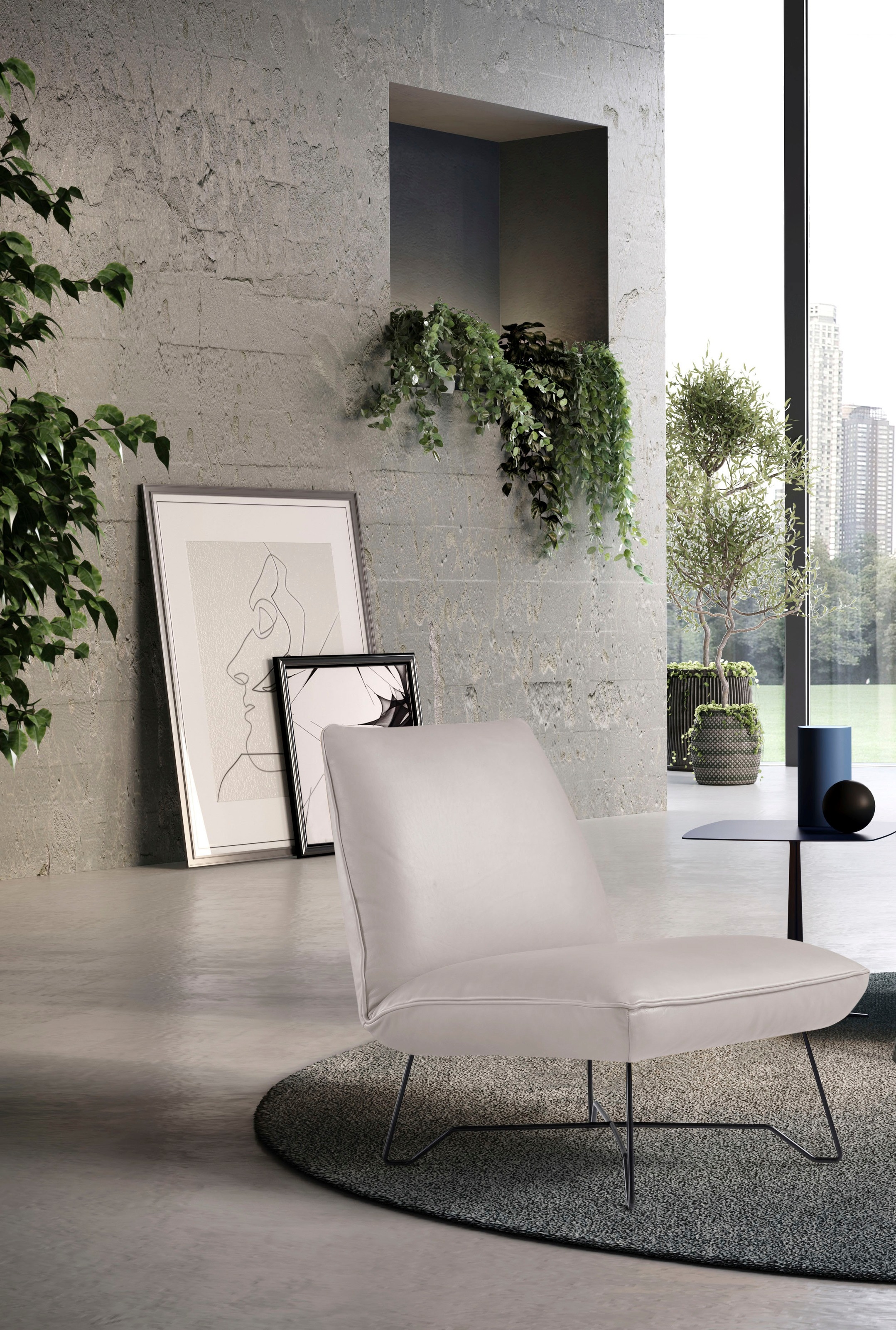 Egoitaliano Sessel »Lia Loungesessel, elegant und stylisch, toller Sitzkomfort«, extravaganter Designsessel, Solitärsessel