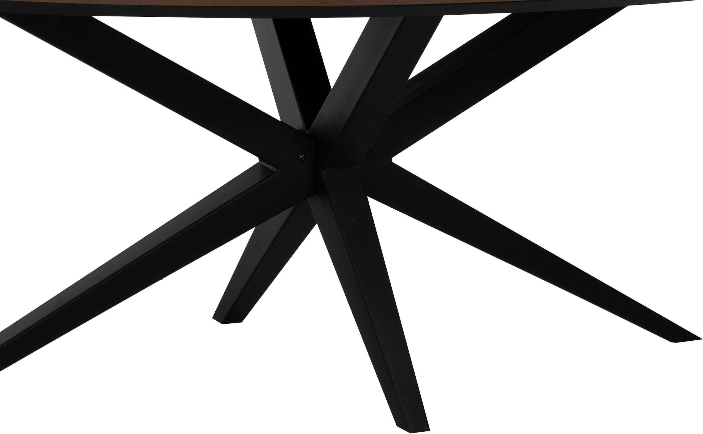 OMG Design »Wellington« 1 Stk. tlg. Hochwertige Melamin-Tischplatte mit Metallgestell