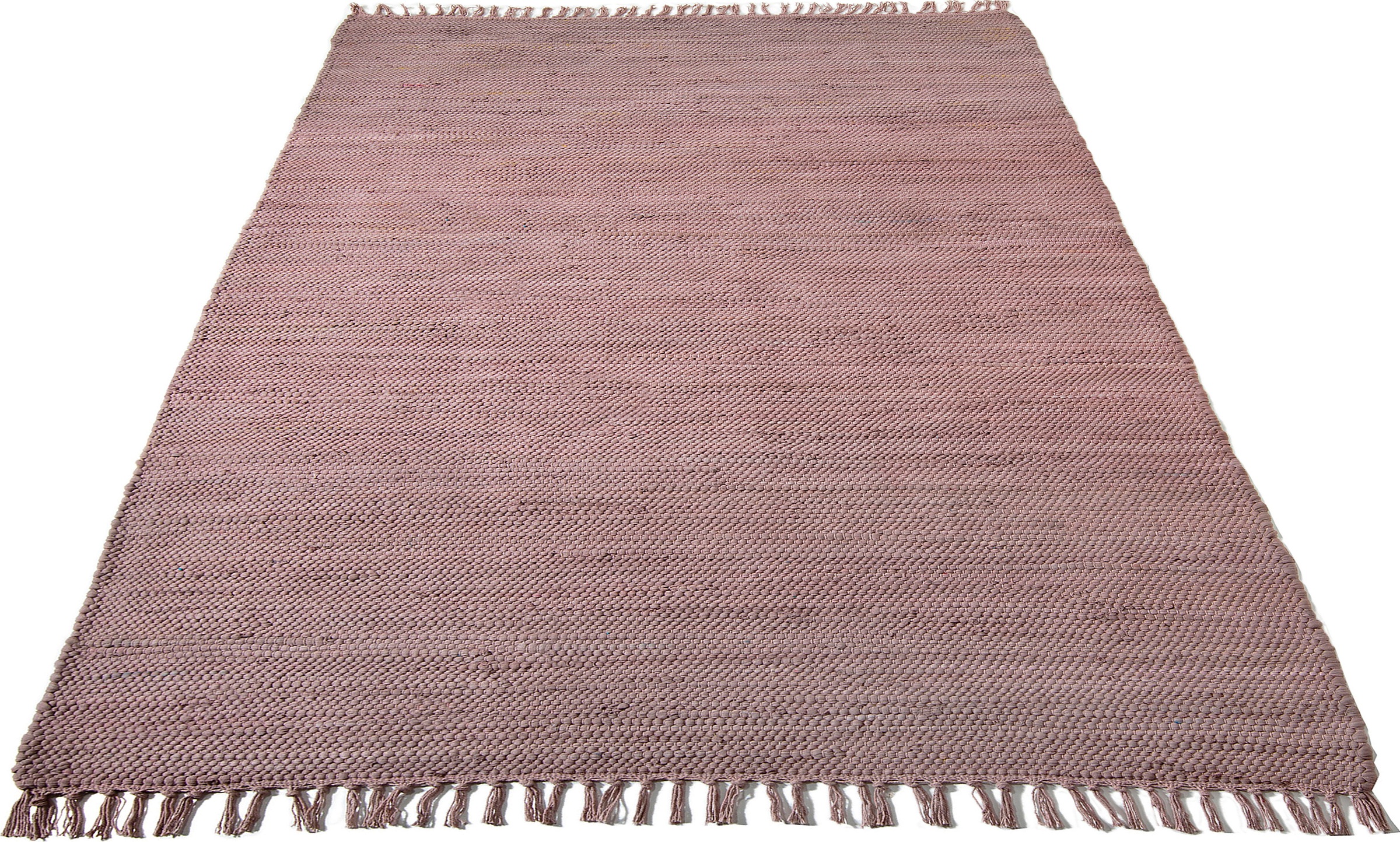 Home affaire Teppich »Handweb Uni«, rechteckig, Wendeteppich, reine Baumwolle,... kaufen