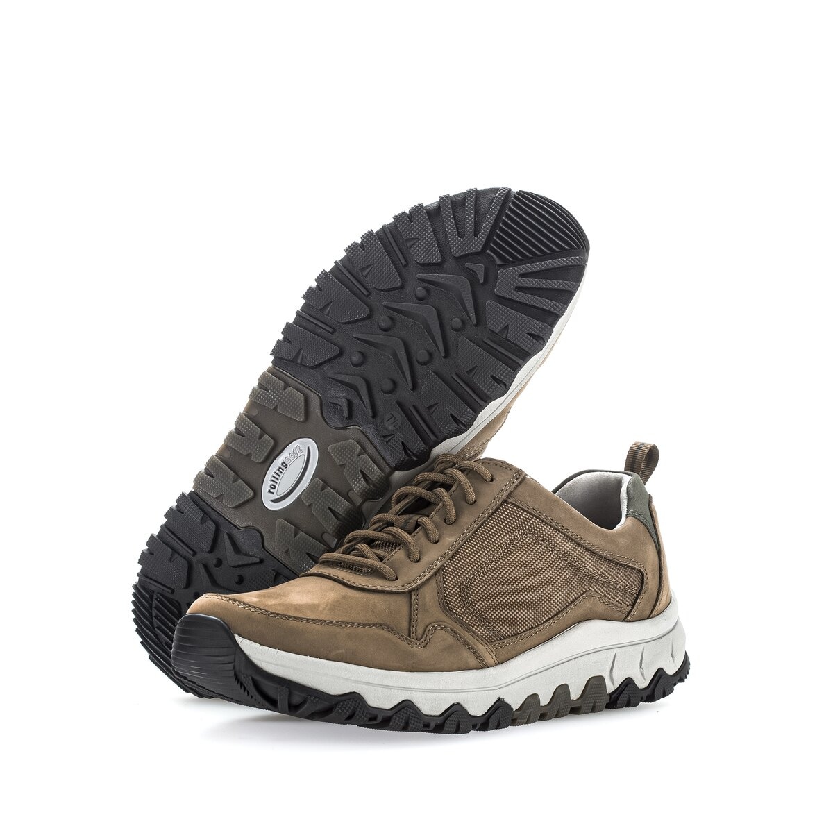 Gabor Sneaker »rollingsoft Sneaker low Materialmix Leder/Textil«