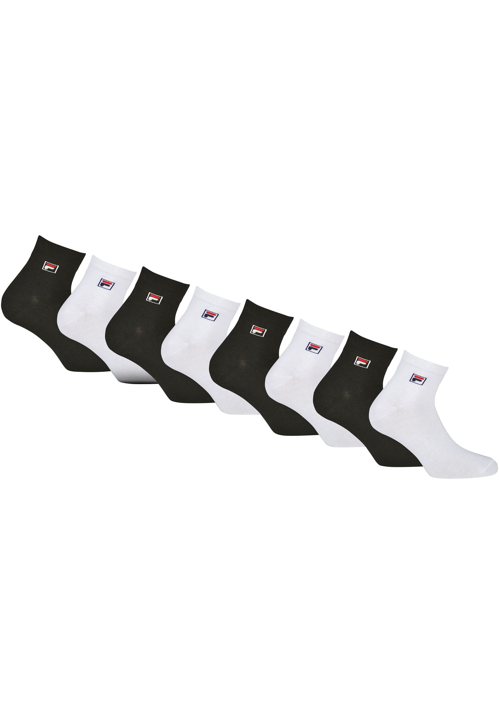 Fila Kurzsocken, (Packung, 9 Paar), Sneakersocken mit Logo