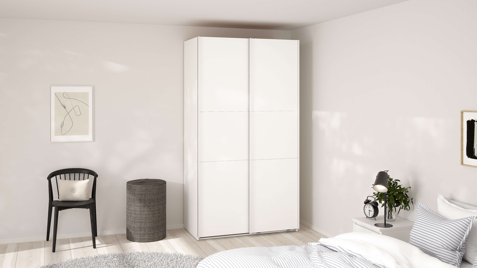 Home affaire Schwebetürenschrank »Como, Kleiderschrank, Schlafzimmerschrank« 10 Schwebetüren, Kleiderstange, Einlegeboden (Breite 118,5/178,5/244)