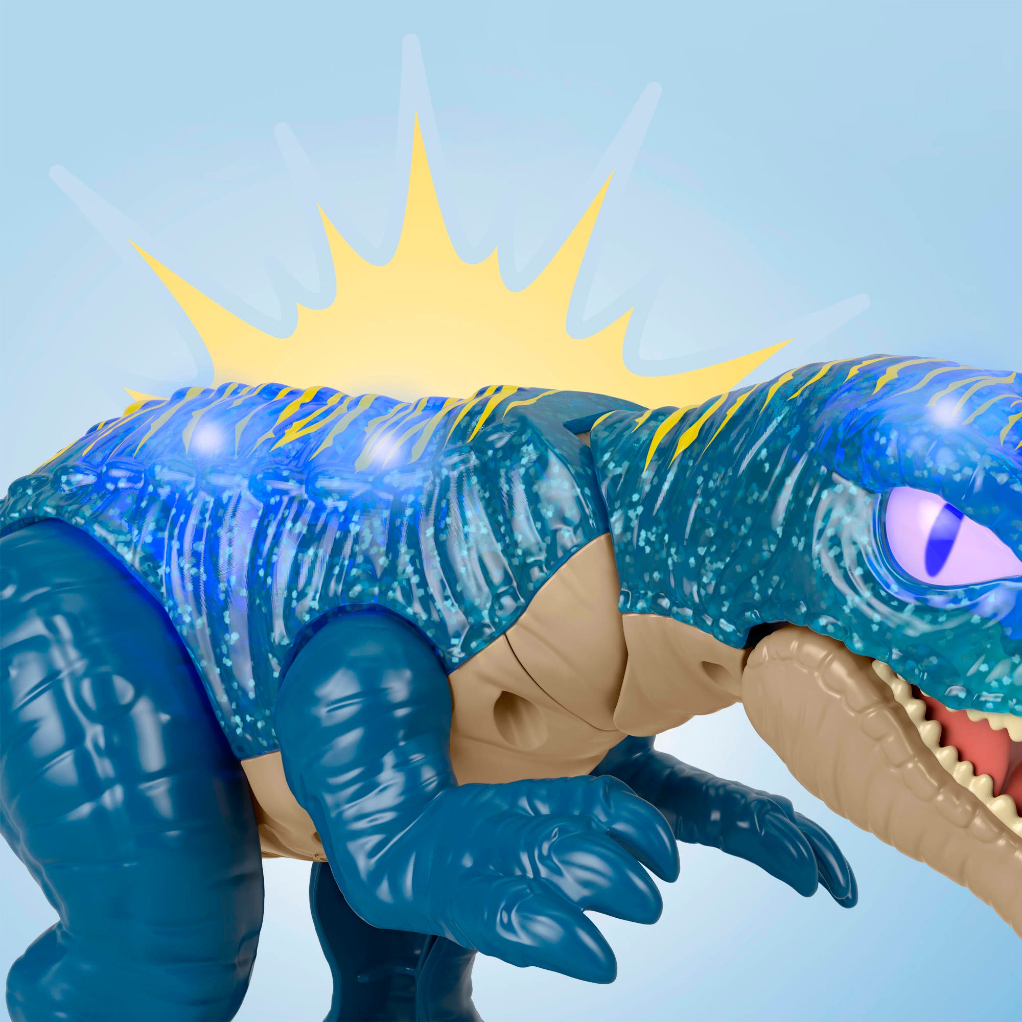 Mattel® Actionfigur »Imaginext Jurassic World Knurrender Leucht-Baryonyx«, mit Geräuschen