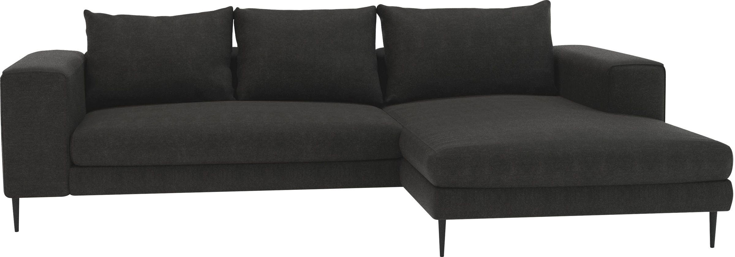 Home affaire Ecksofa »Aurora, L-Form, mit extra breiter Recamiere, 324 x 17 günstig online kaufen