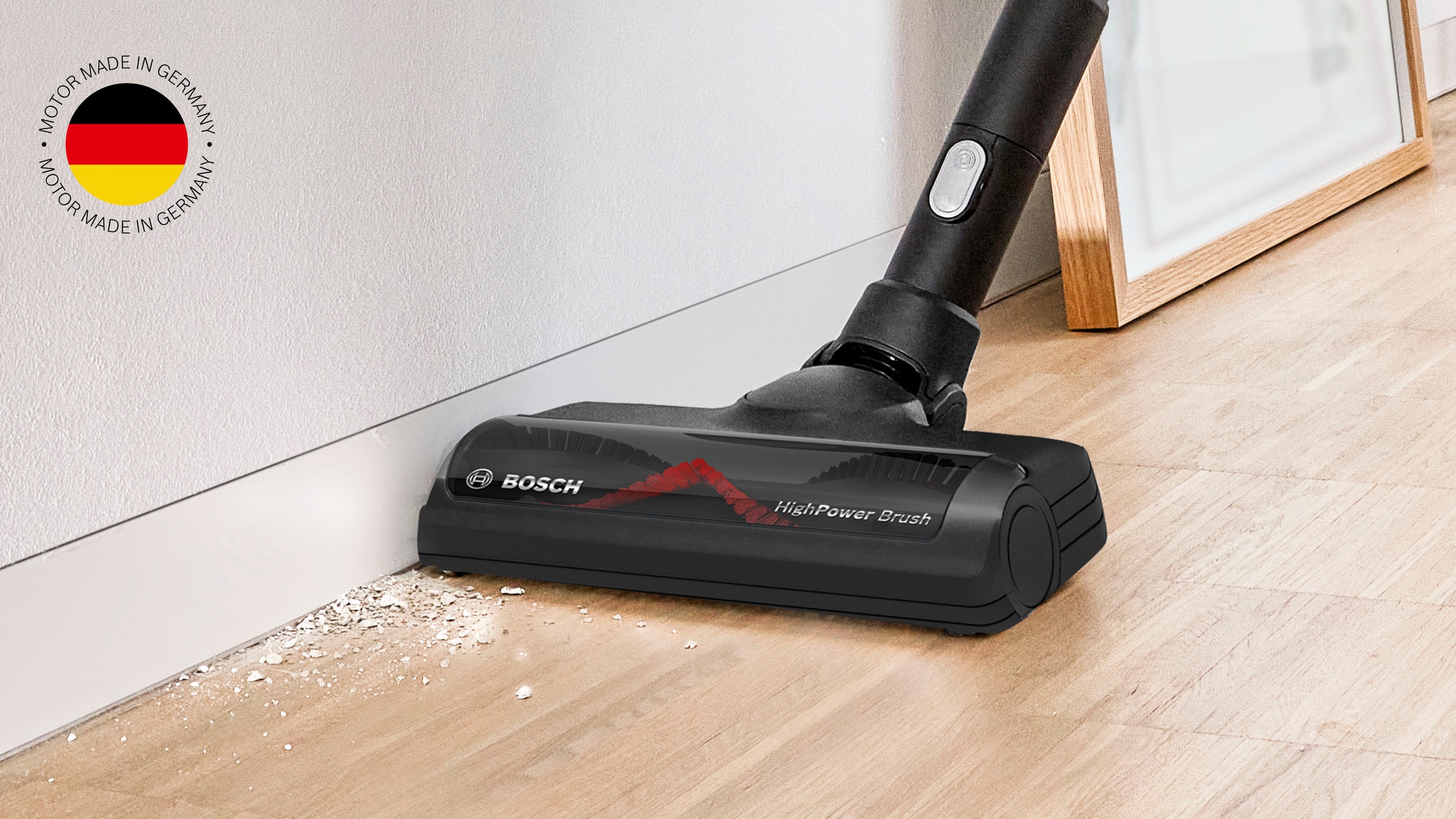 BOSCH Akku-Stielstaubsauger »Unlimited 8 Gen2 BSS825MULT, HEPA-Filtersystem, 10 Jahre Motorgarantie«, 5 Ah Akku, lange Laufzeit, Schnellladegerät, Hartboden-Softdüse, grau
