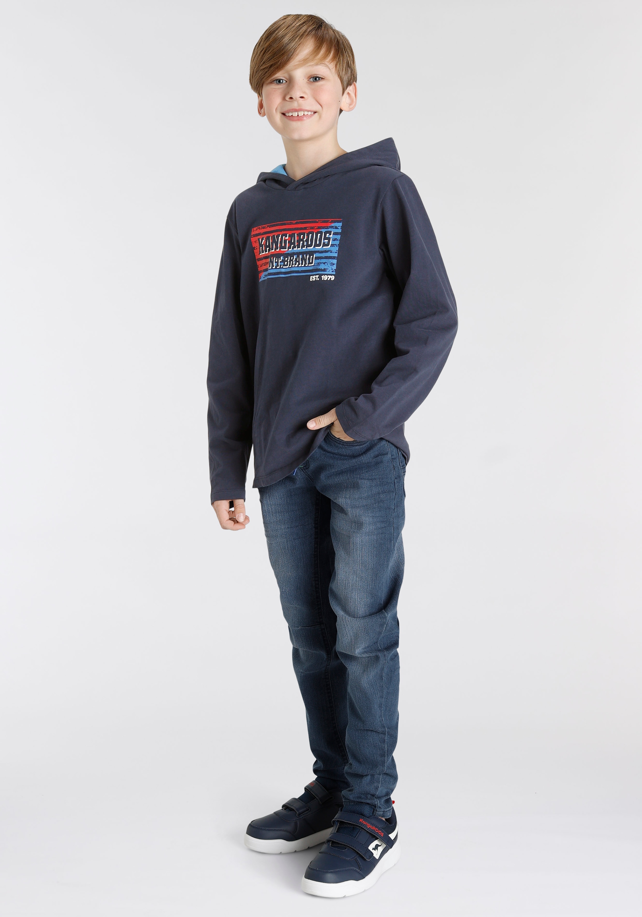 KangaROOS Stretch-Jeans »für Jungen«, in authentischer Waschung
