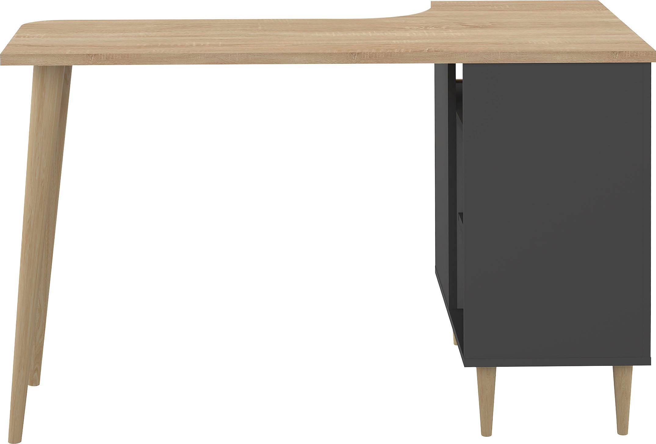 TemaHome Schreibtisch »NOOK«, platzsparender Eckschreibtisch