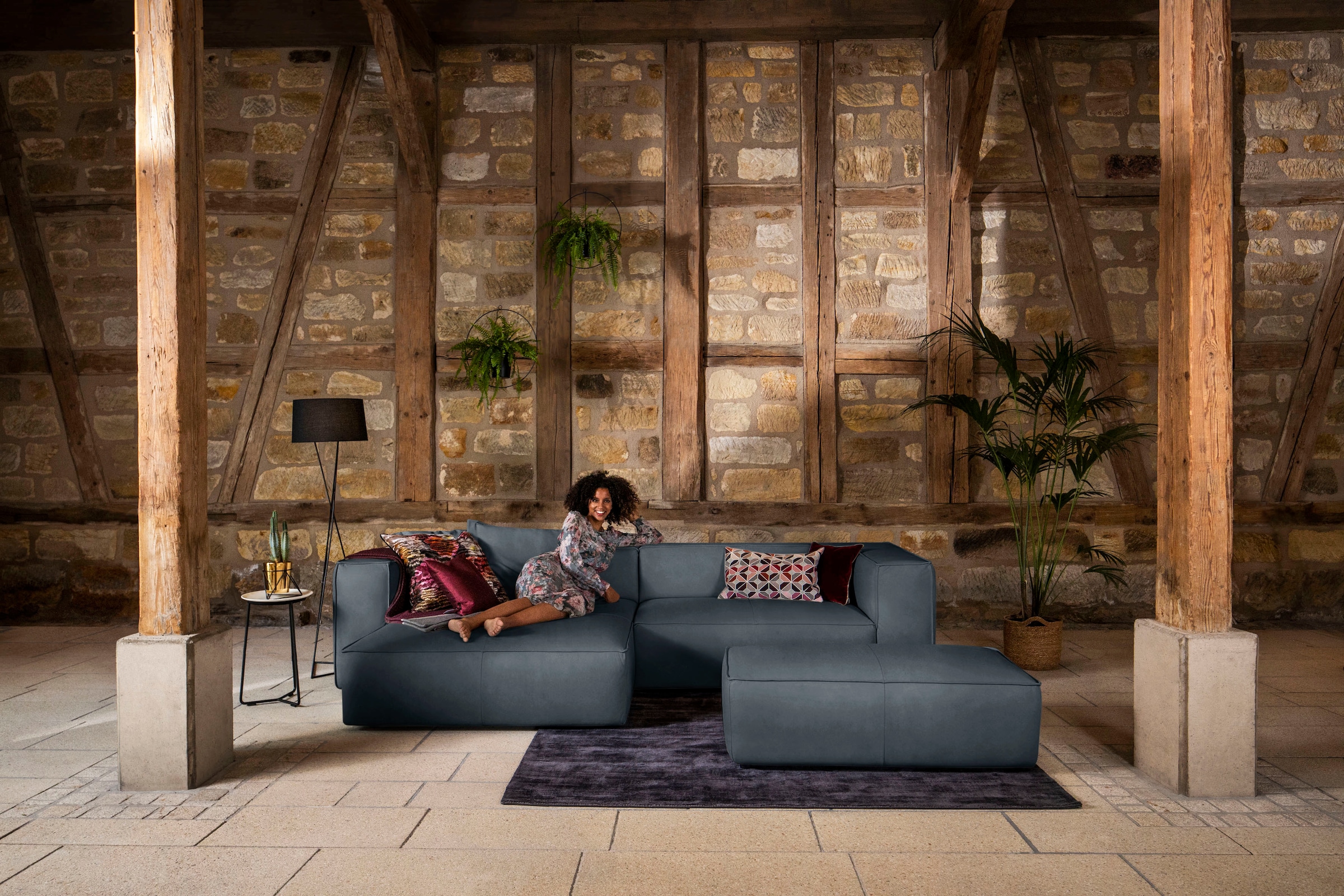 W.SCHILLIG Ecksofa »around-the-block, modern und elegant, bequem, L-Form«, günstig online kaufen