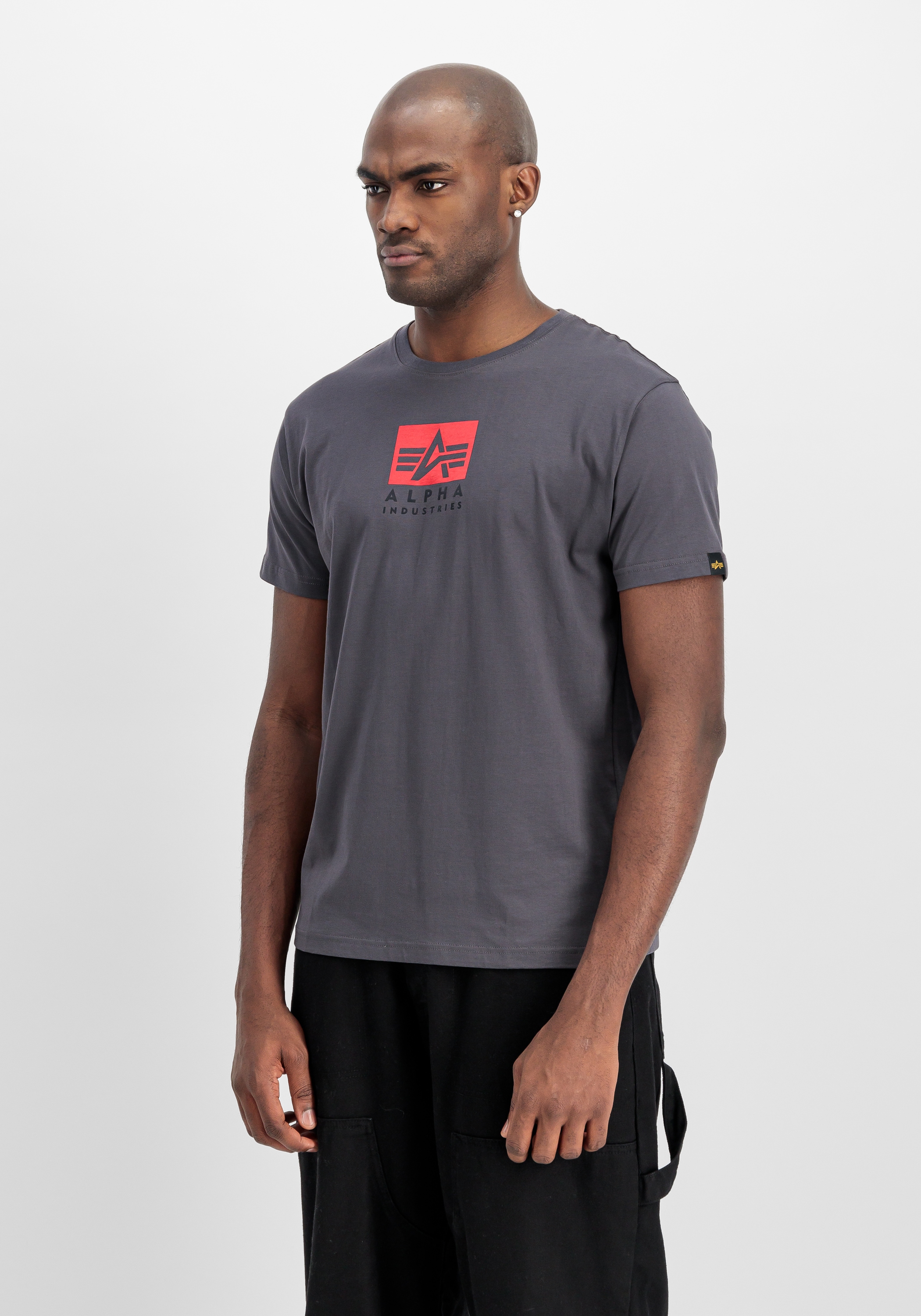 Alpha Industries T-Shirt »Alpha Industries Men - T-Shirts Satin Logo T-Shirt«