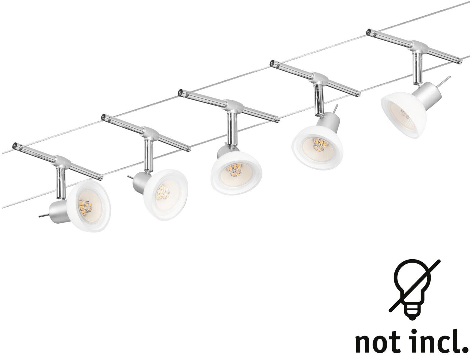 Paulmann LED Deckenleuchte »Sheela«, 5 flammig, Leuchtmittel GU 5,3   ohne günstig online kaufen