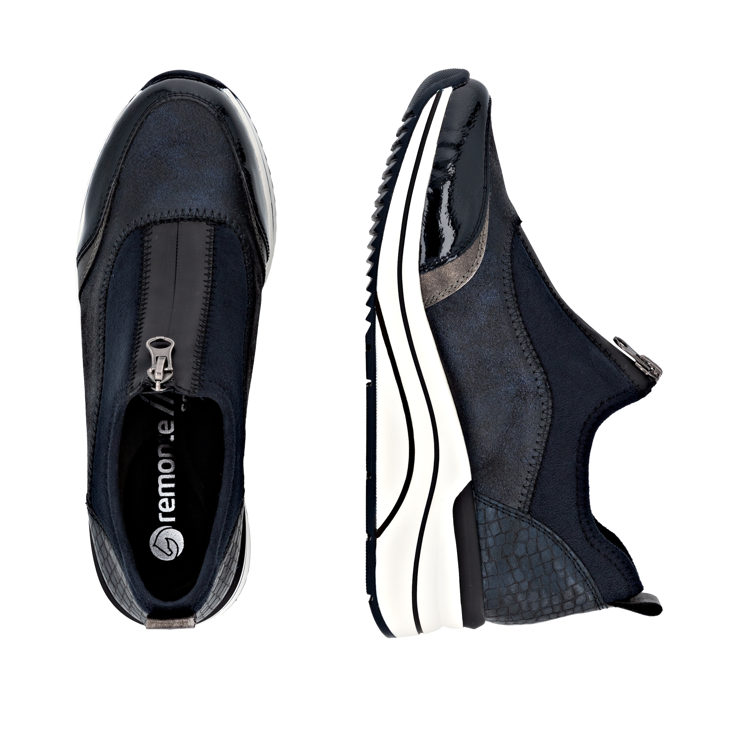 Remonte Slip-On Sneaker »Elisabeth Hurley-Collection«, Keilsneaker, Slipper, Schlupfschuh, Freizeitschuh, vegan